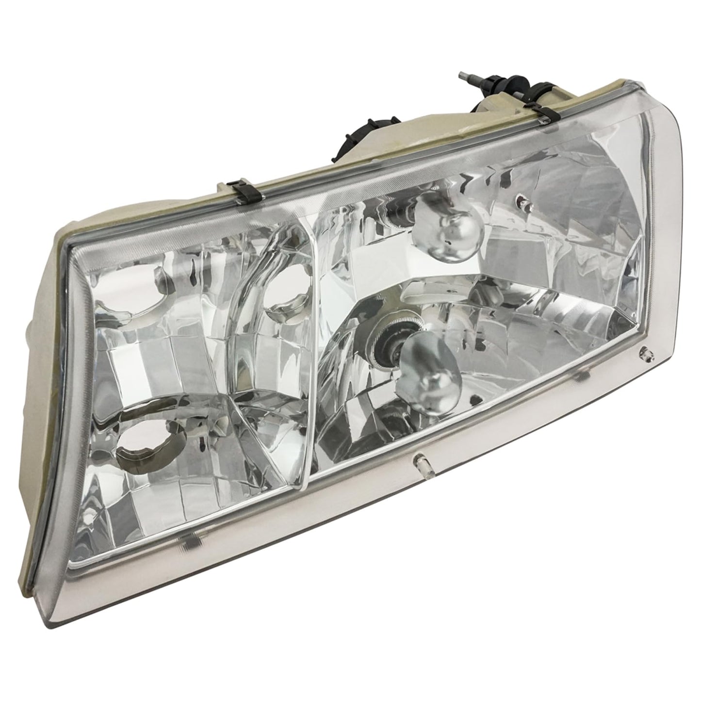 TRQ Headlight Assembly Set for 1998-2002 Mercury Grand Marquis, Driver & Passenger Side, Model LKA87005