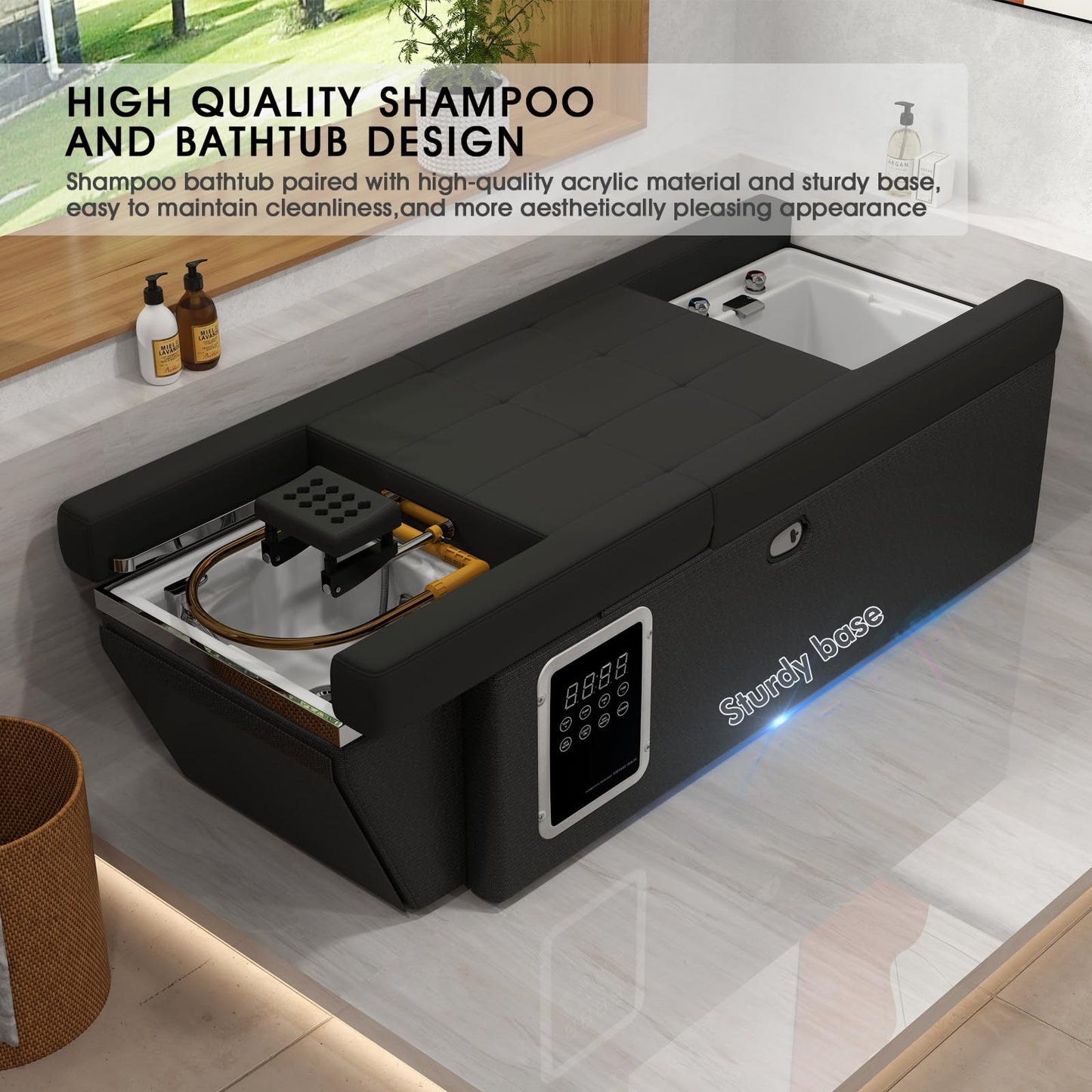 Artist hand Shampoo Bowl, Massage Bed, Head Spa Equipment, Foot Bath, Spa Beauty Salons, Backwash Unit Beauty Bed
