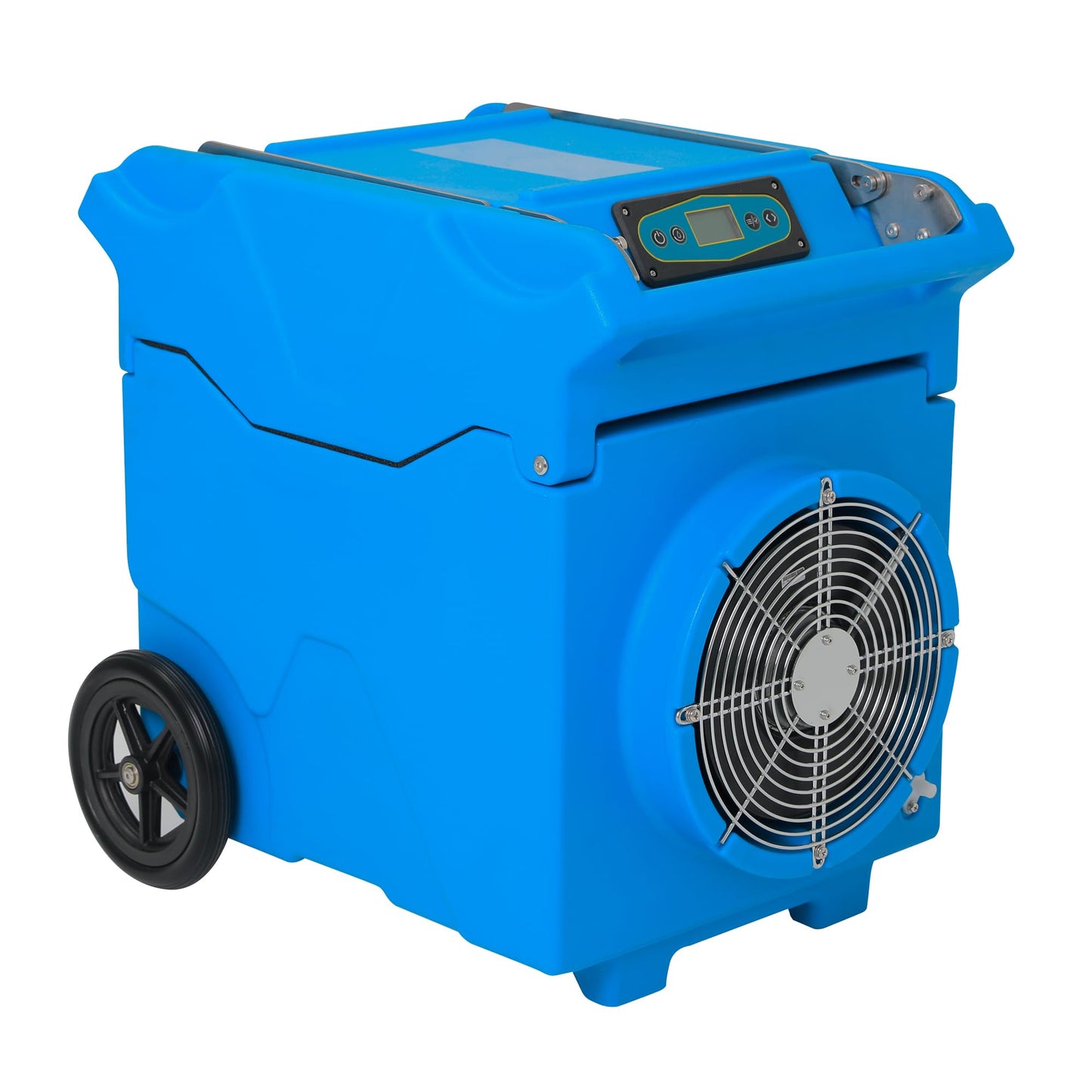 Mounto MOUNTO 230Pints LGR Commercial Compact Dehumidifier with Pump and Drain Hose, LGR Portable Dehumidifier with wheels for Home, Basements, Garages, and Job Sites (Blue)
