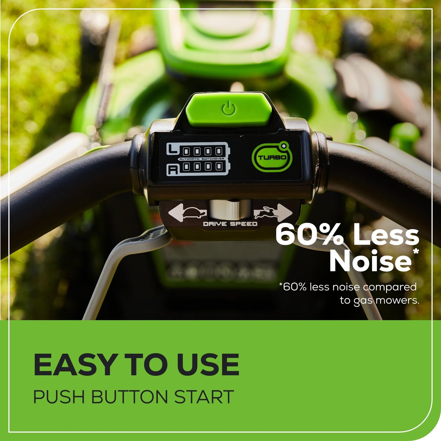 Greenworks 60V 21" Brushless (Self-Propelled) Cordless Lawn Mower, 2 x 4.0Ah Batteries (3/4 Acre, Rapid Charger, 4-in-1, LED Lights, IPX4)