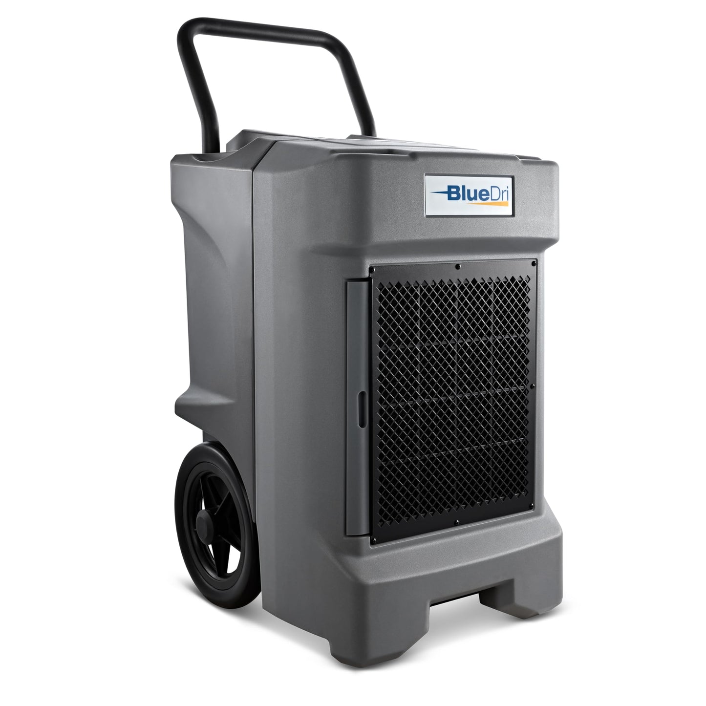 BlueDri BD-130P 225PPD Industrial Water Damage Equipment Commercial Dehumidifier with Hose for Basements in Homes and Job Sites, Gray