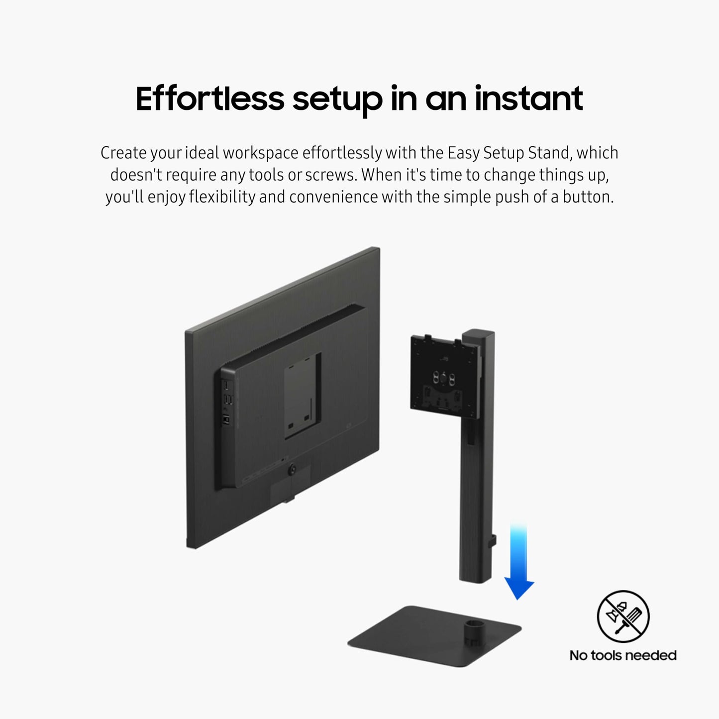 SAMSUNG 24" ViewFinity S6 (S60UD) Series QHD High Resolution Computer Monitor, 100Hz, HDR10, USB-C, Built-In LAN Port, Daisy Chain Support, Easy Setup, Height Adjustable Stand, LS24D606UANXZA, 2024