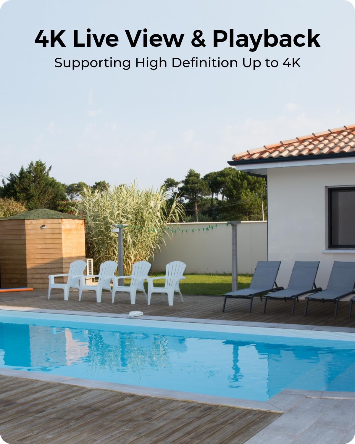 REOLINK 4K Security Cameras Wireless Outdoor System, Encrypted 1 Year Local Storage, Color Night Vision, 2.4/5GHz Wi-Fi, AI Detection, No Monthly Fee, Home Hub with 4X Eco Ultra+Solar Panel