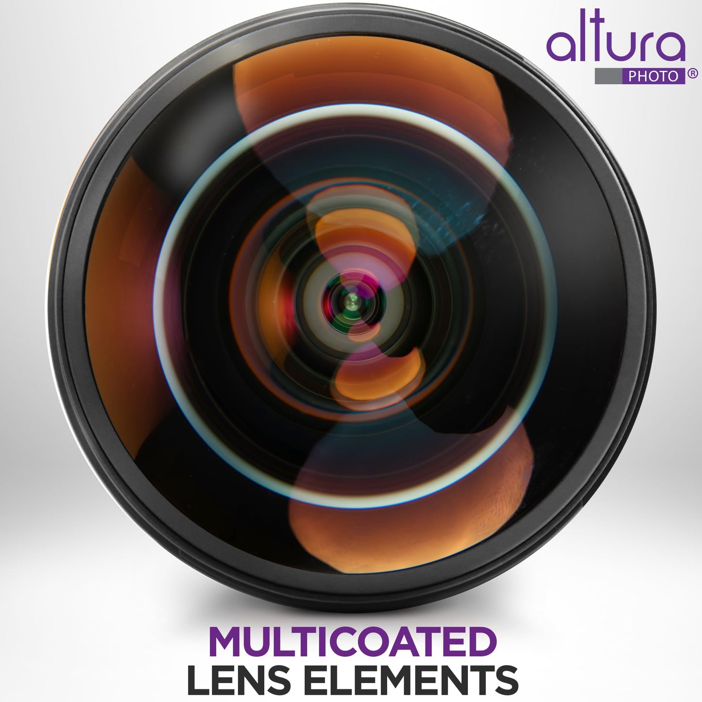 Altura Photo 8mm f/3.0 Professional Wide Angle Lens Aspherical Fisheye for Canon EOS 90D 80D 77D Rebel T8i T7 T7i T6i T6s T6 T100 SL2 SL3 DSLR Cameras with EF Mount