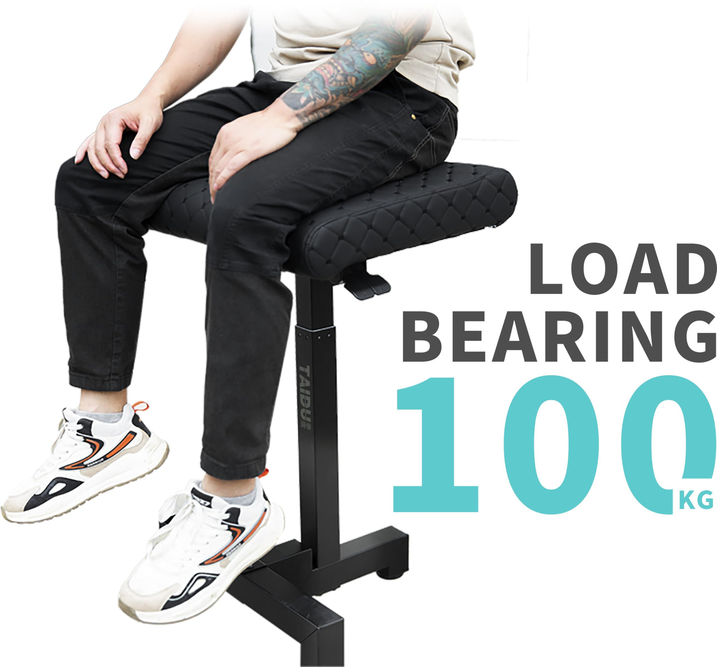 Advanced tattoo arm rest, equipped with hydraulic lifting system; soft sponge pad arm rest; pneumatic lifting tattoo arm rest workbench; artist beauty
