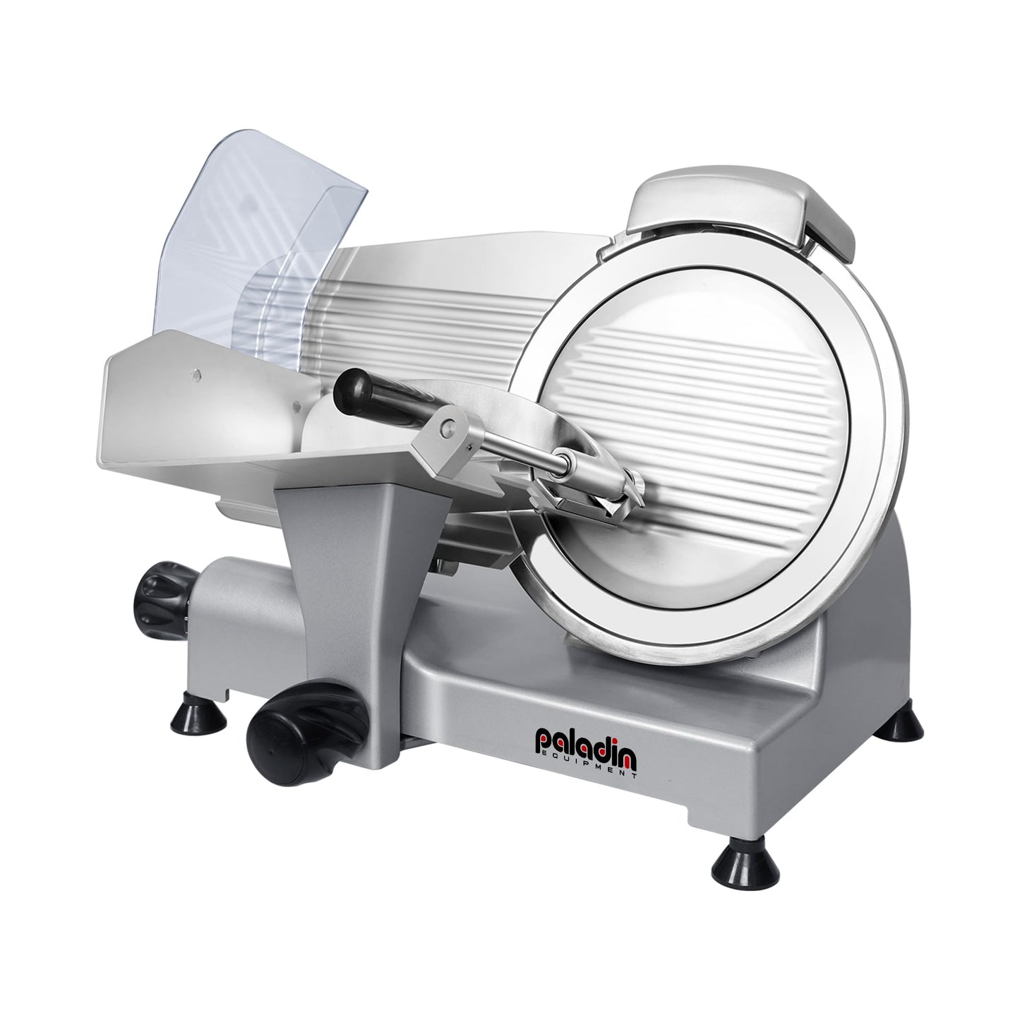 Paladin Equipment 10" Commercial Meat Slicer, Electric Deli Slicer with Stainless Steel Blade, Adjustable Thickness and Built-in Sharpener, Food Slicer for Meat, Bread and Cheese, Simple to Clean