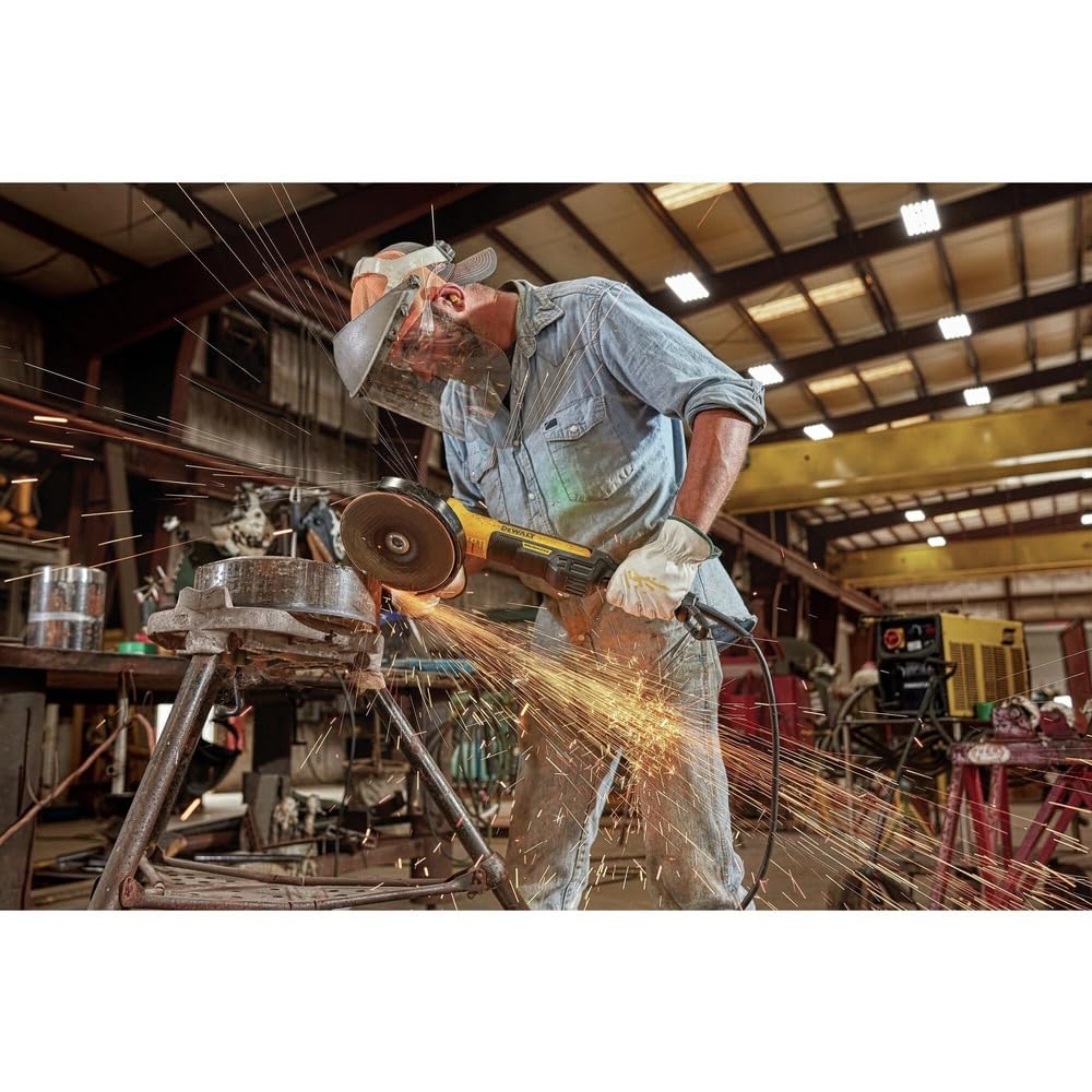 DEWALT Angle Grinder, RAT Tail, 7-Inch, 13-Amp (DWE43840CN)