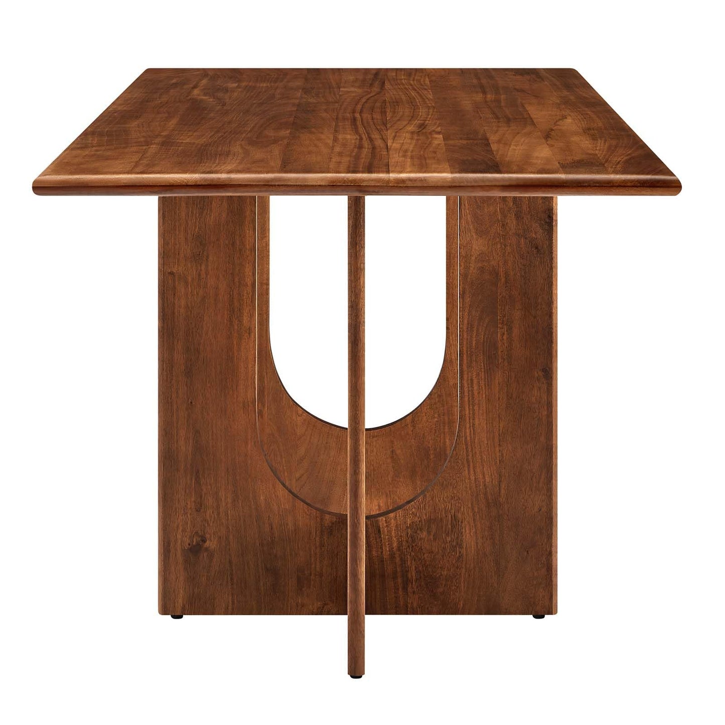 Modway EEI-6593-WAL Rivian Rectangular 70" Wood Dining Table, Walnut