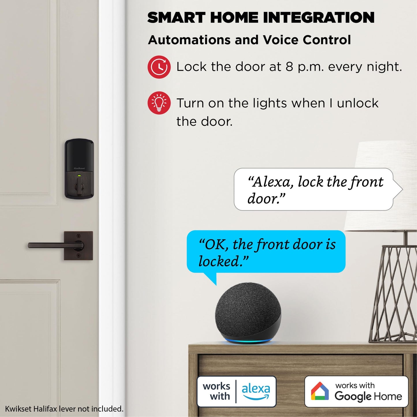 Kwikset Halo Wi-Fi Smart Lock, Keyless Entry Front Door Touchscreen Deadbolt, App Control, Grade AAA Certified, Easy Install No Hub, Venetian Bronze Finish