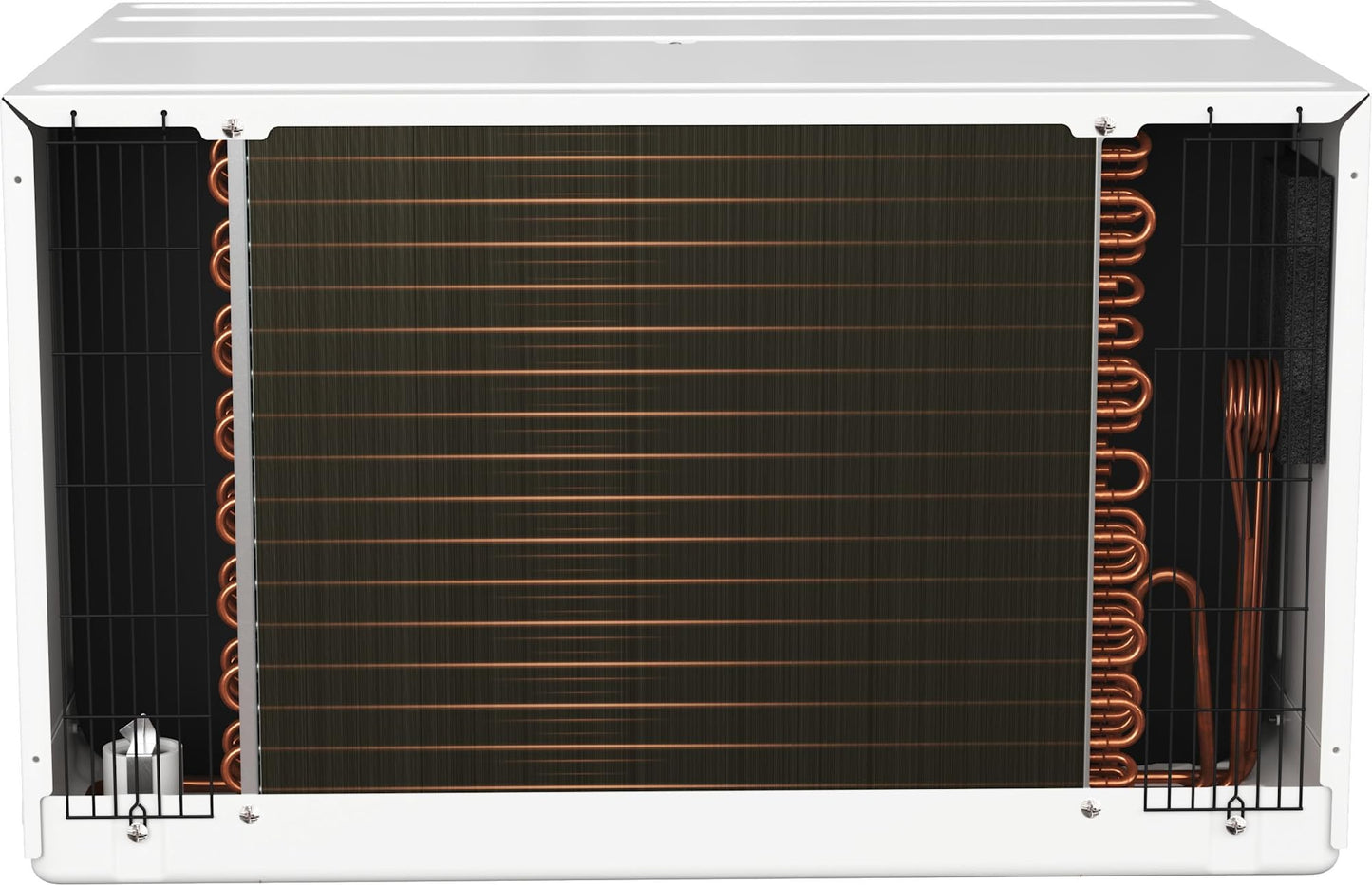 Durastar DRTHC142XNA1 14,000 BTU 208 / 230V Through the Wall Air Conditioner with 10600 BTU Supplemental Heating and Remote Control - White