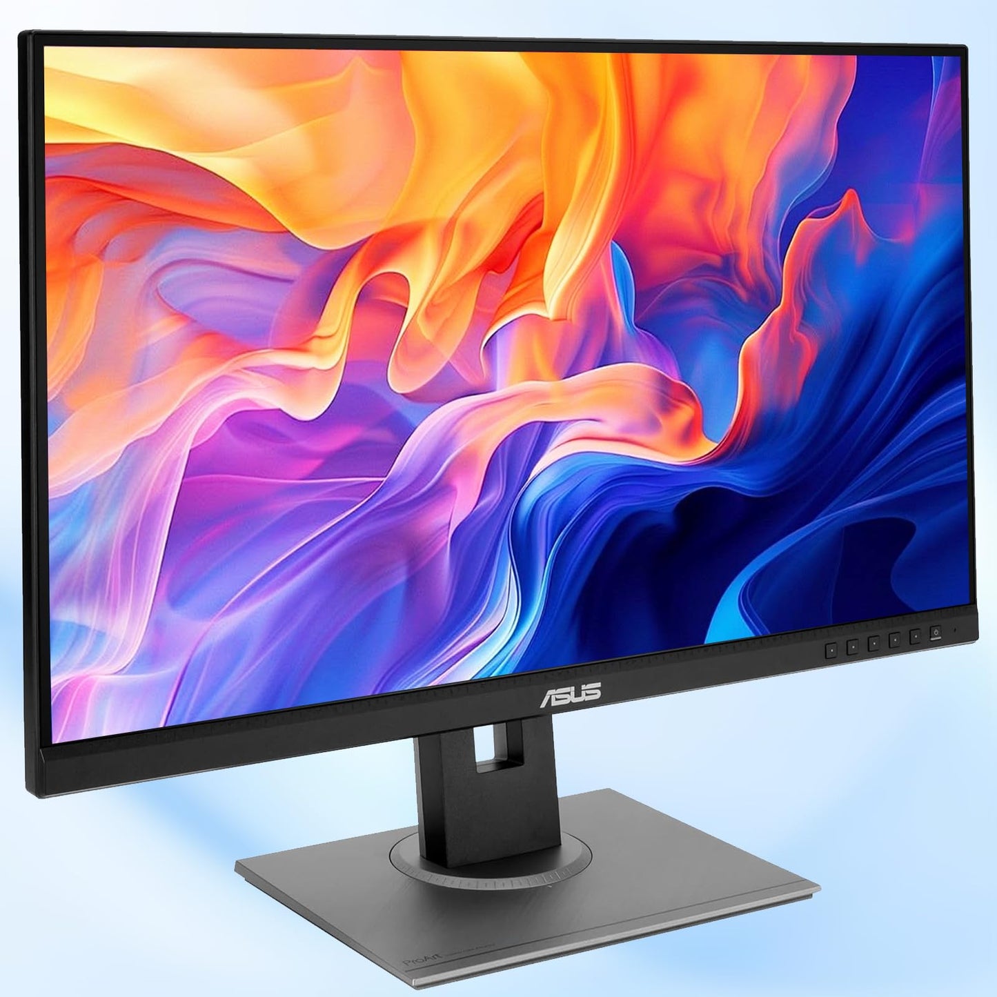 ASUS ProArt 27" WQHD Monitor, IPS Display, 100% sRGB, Calman Verified, Ergonomic Stand | DisplayPort | HDMI | DVI-D Mini DP | USB Hub, Eye Care, Ergonomic Tilt Height Pivot Swivel Adjustable Stand