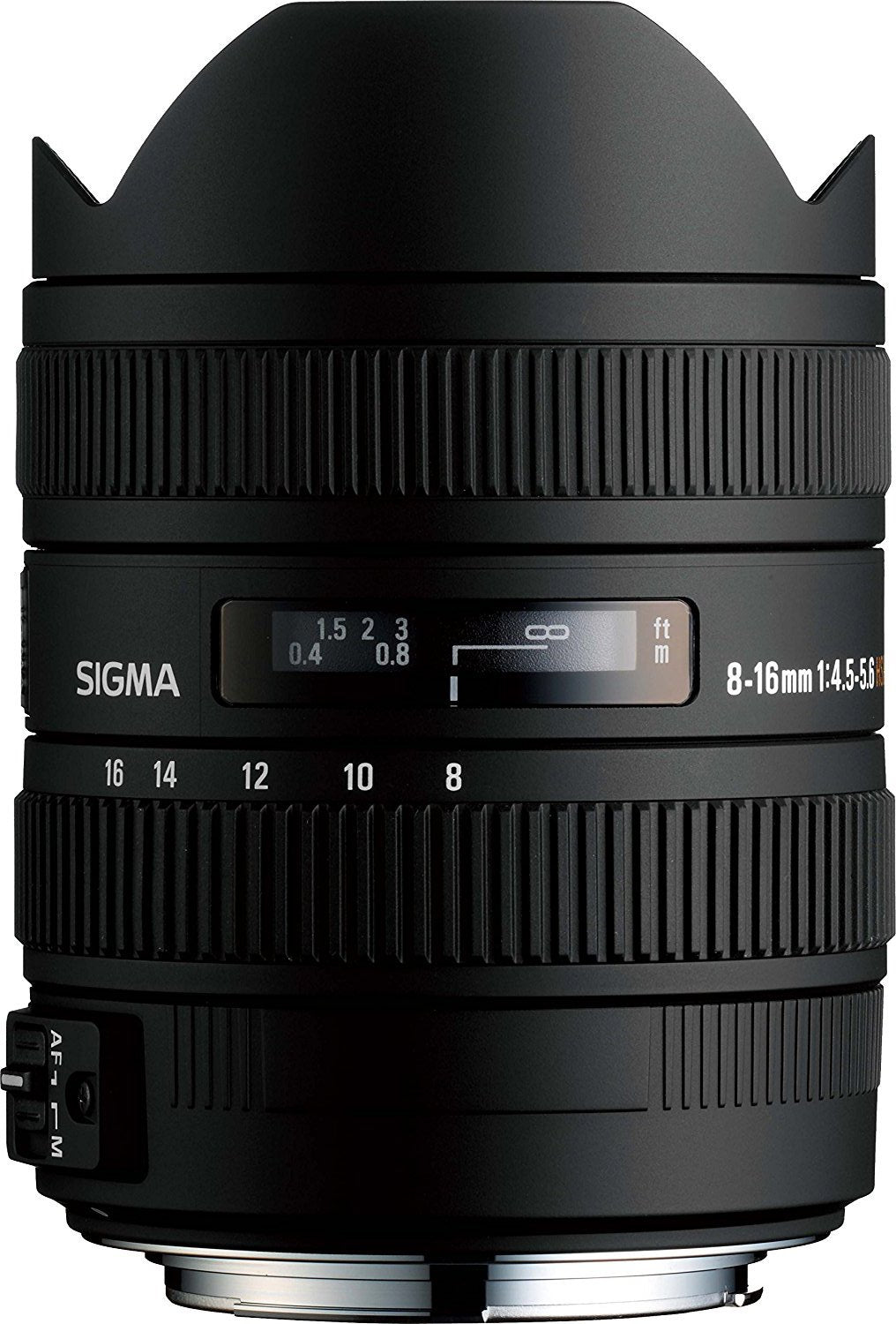 Sigma 8-16mm f/4.5-5.6 DC HSM FLD AF Ultra Wide Zoom Lens for APS-C sized Canon Digital DSLR Camera