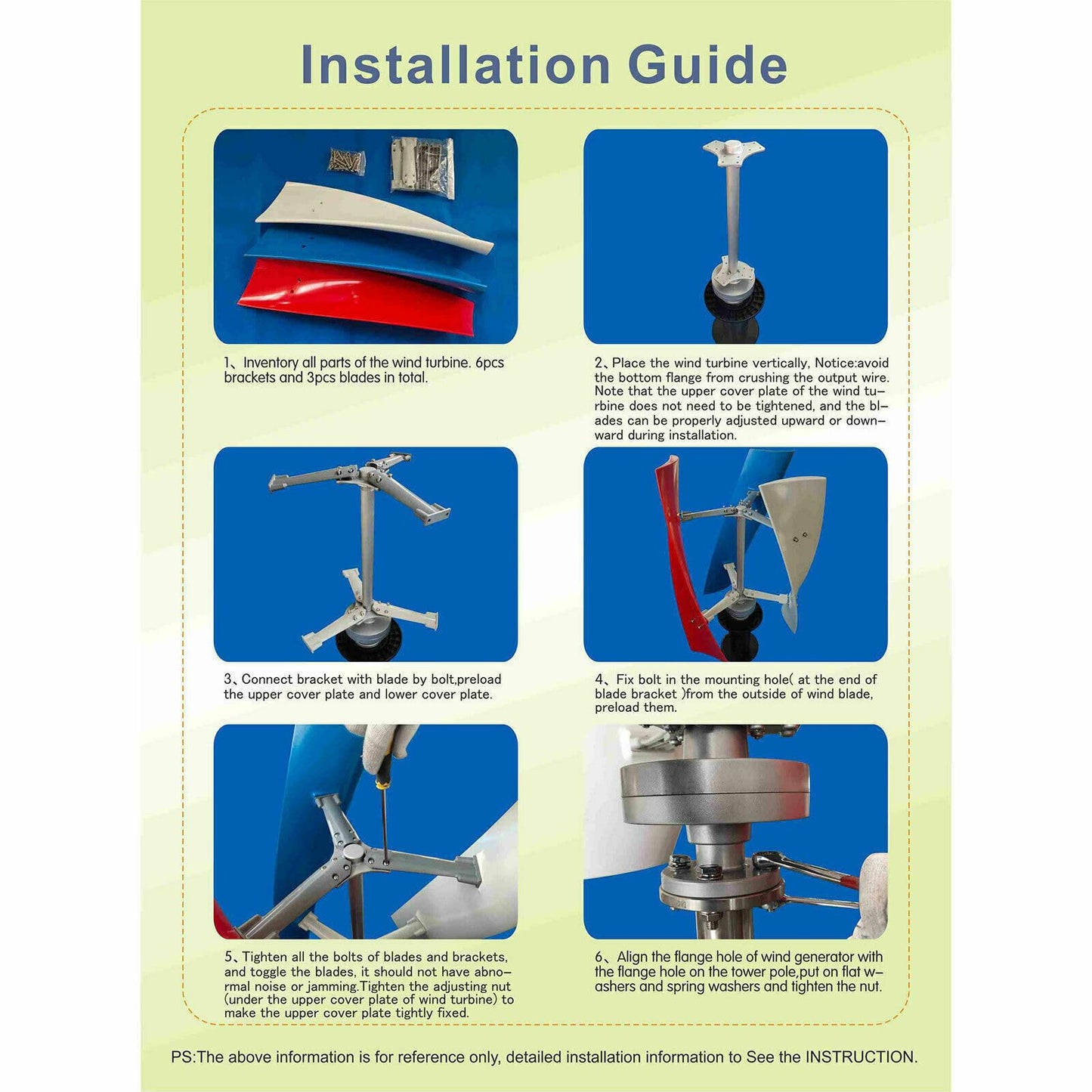 400W Vertical Spiral Wind Power Turbine Generator 3-Blades Helix Wind Turbine Generator 12V DC Vertical Axis Wind Power Generator Kit with Maglev Generator and Controller
