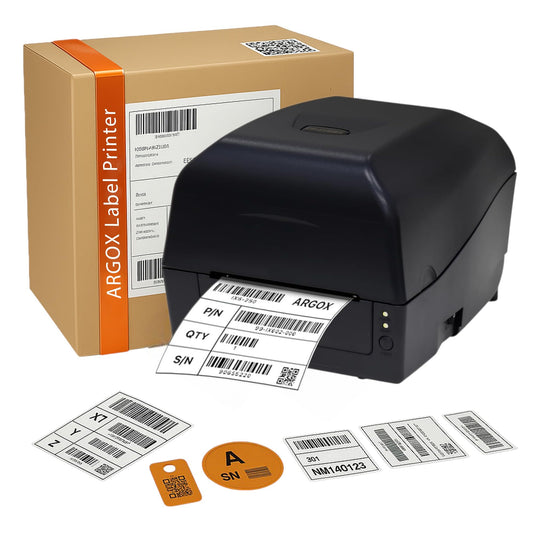 ARGOX CP-2140EX Pro Ethernet Barcode Label Printer, Thermal Transfer 4x6 Shipping & Product Labels, ZPL/EPL/DPL Compatible, 203 DPI Network Printer for Warehouse, Inventory & Logistics