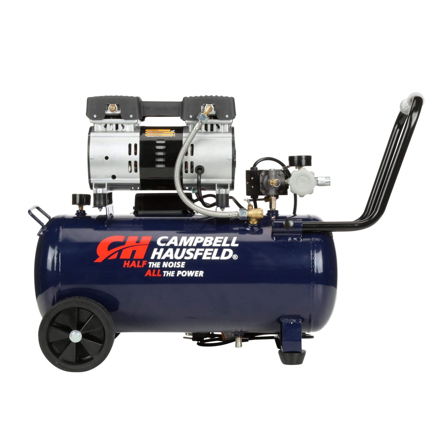 Campbell Hausfeld 8 Gallon Portable Air Compressor, 120V, 125 PSI, Oil‑Free