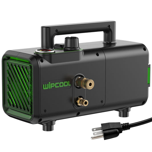 WIPCOOL C28T Crankshaft-Driven HVAC Coil Cleaning Machine, 72–406 PSI Adjustable, 3/4 HP Portable High Pressure Washer with Long Service Life