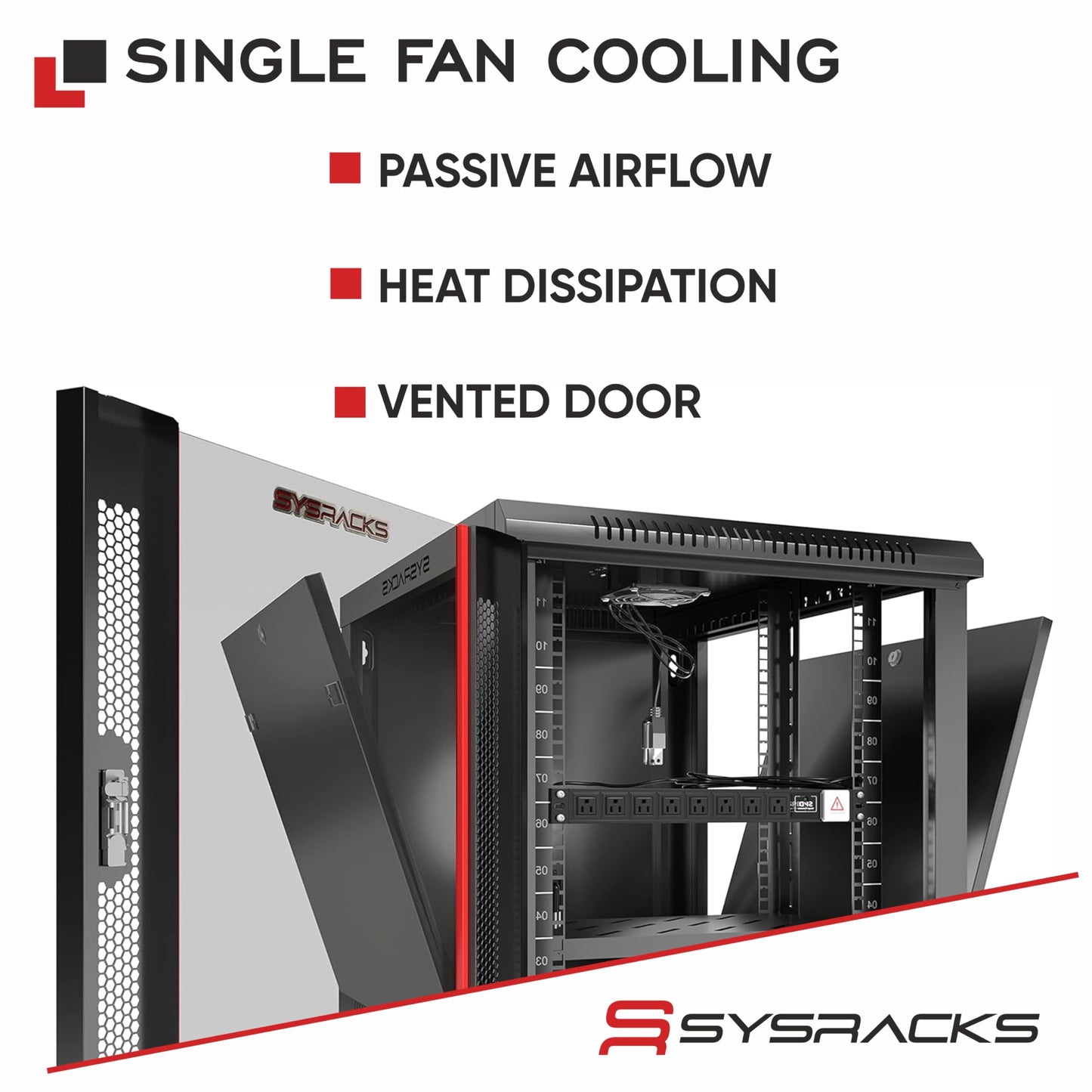 12U Server Rack Cabinet 35" Deep, Deployment-Ready Network Rack Enclosure with PDU, Fan & Shelf, Rolling IT Cabinet for Installers, AV Systems & Infrastructure
