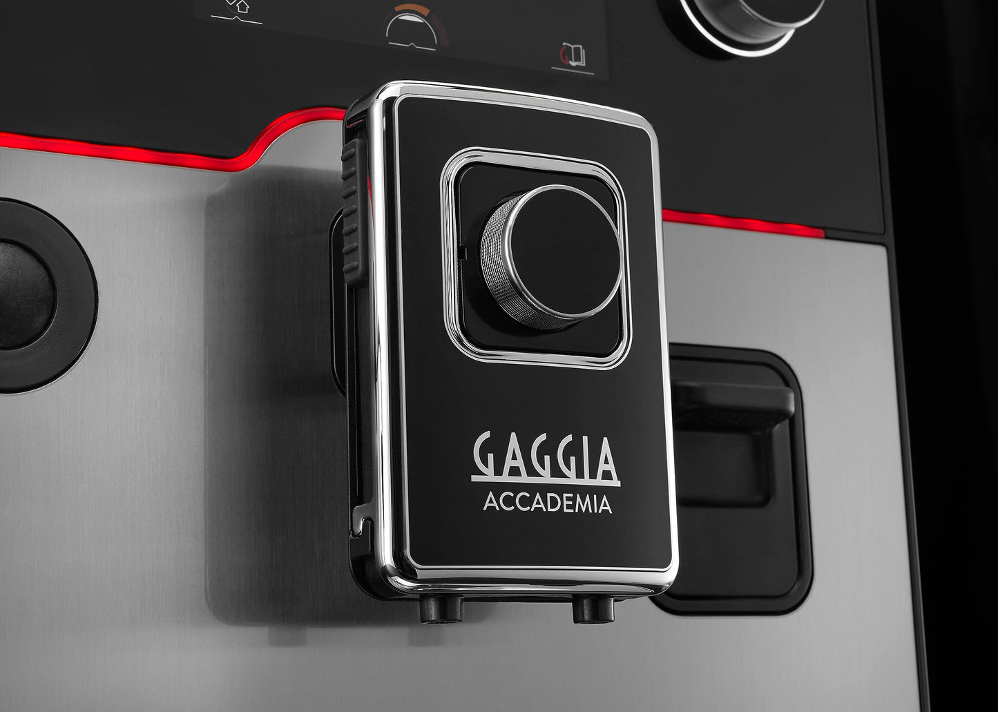 Gaggia Accademia Luxury Italian Fully Automatic Espresso Machine with 19 Customized drink settings,0.5 Liters,RI9782/46 Brushed Stainless