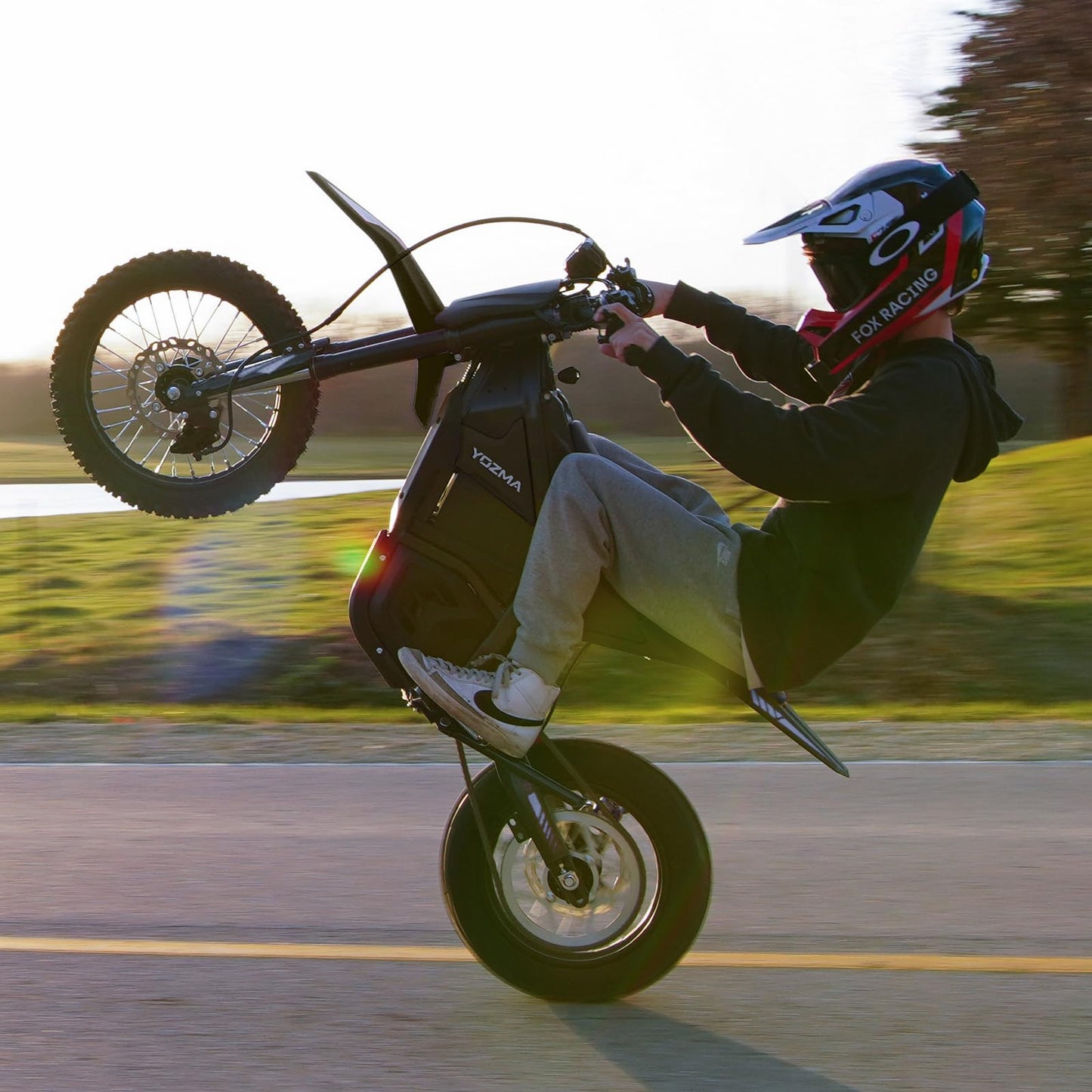 Yozma IN10 Electric Dirt Bike, 2600W 40MPH Electric-Motorcycle with 48V/23AH Battery Ebike, Full Hydraulic Brakes and Suspensions Mountain Off-Road E Dirt Bike, for Teens & Adults