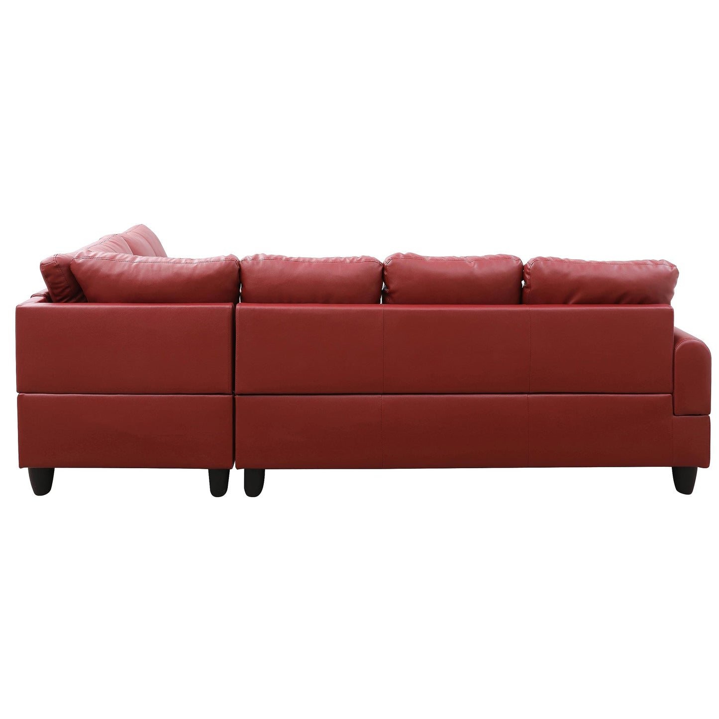 NicBex 97" L Shaped Couch Sectional Couches for Living Room, 2-Piece Modular Sofa with Movable Chaise & Deep Seat for Apartment, Bedroom, Office, Off-Brown