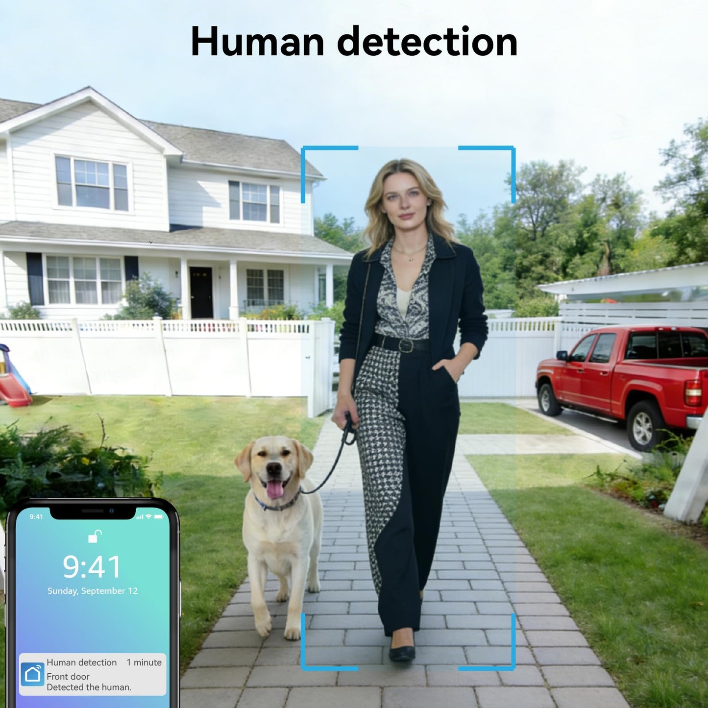 Wired Video Doorbell Apartment Intercom System, 1080P Doorbell Camera, 7-inch Touch Screen, Night Vision, Remote Unlock, Two-Way Intercom for Villa, Home, Office, with 1 Camera and 2 Monitors