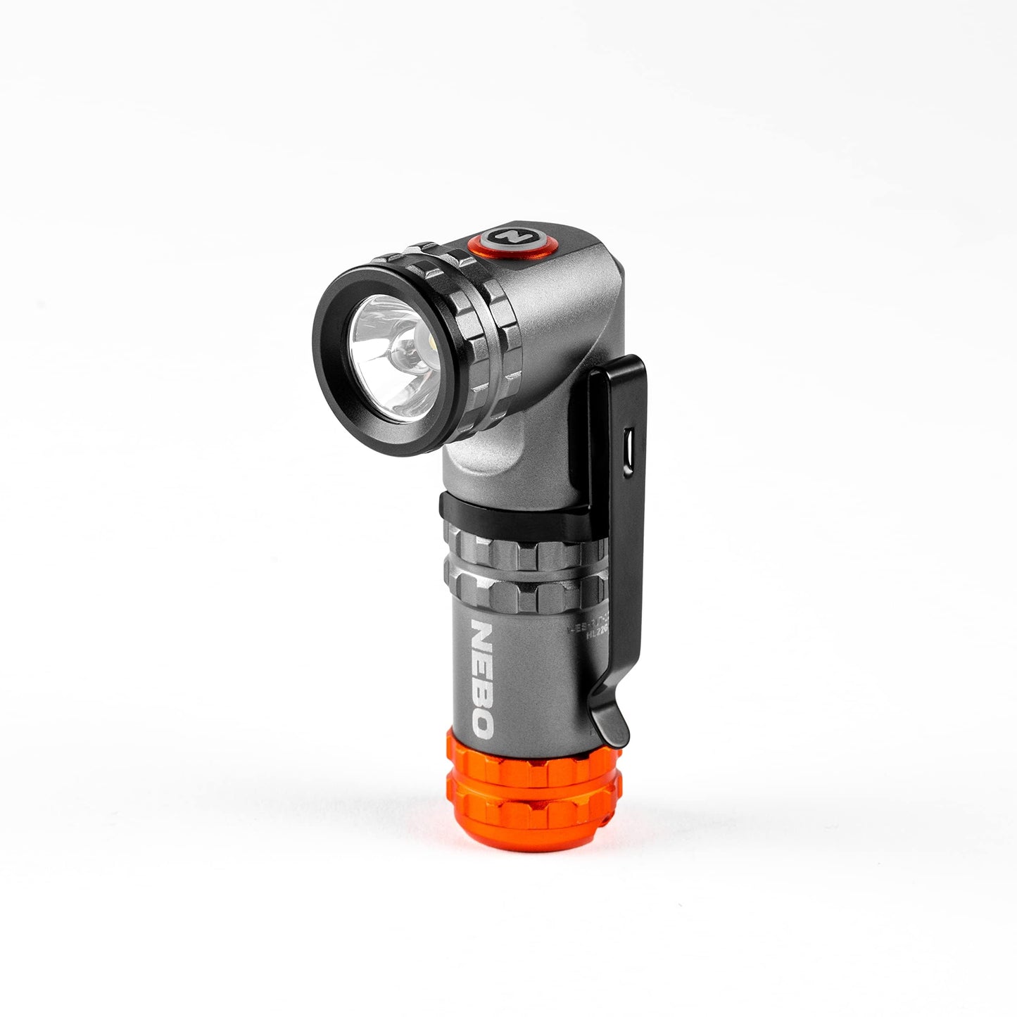 NEBO Franklin Swivel Flashlight, 600 Lumen, Rechargeable, Storm Gray, One Size, Model NEB-FLT-1023