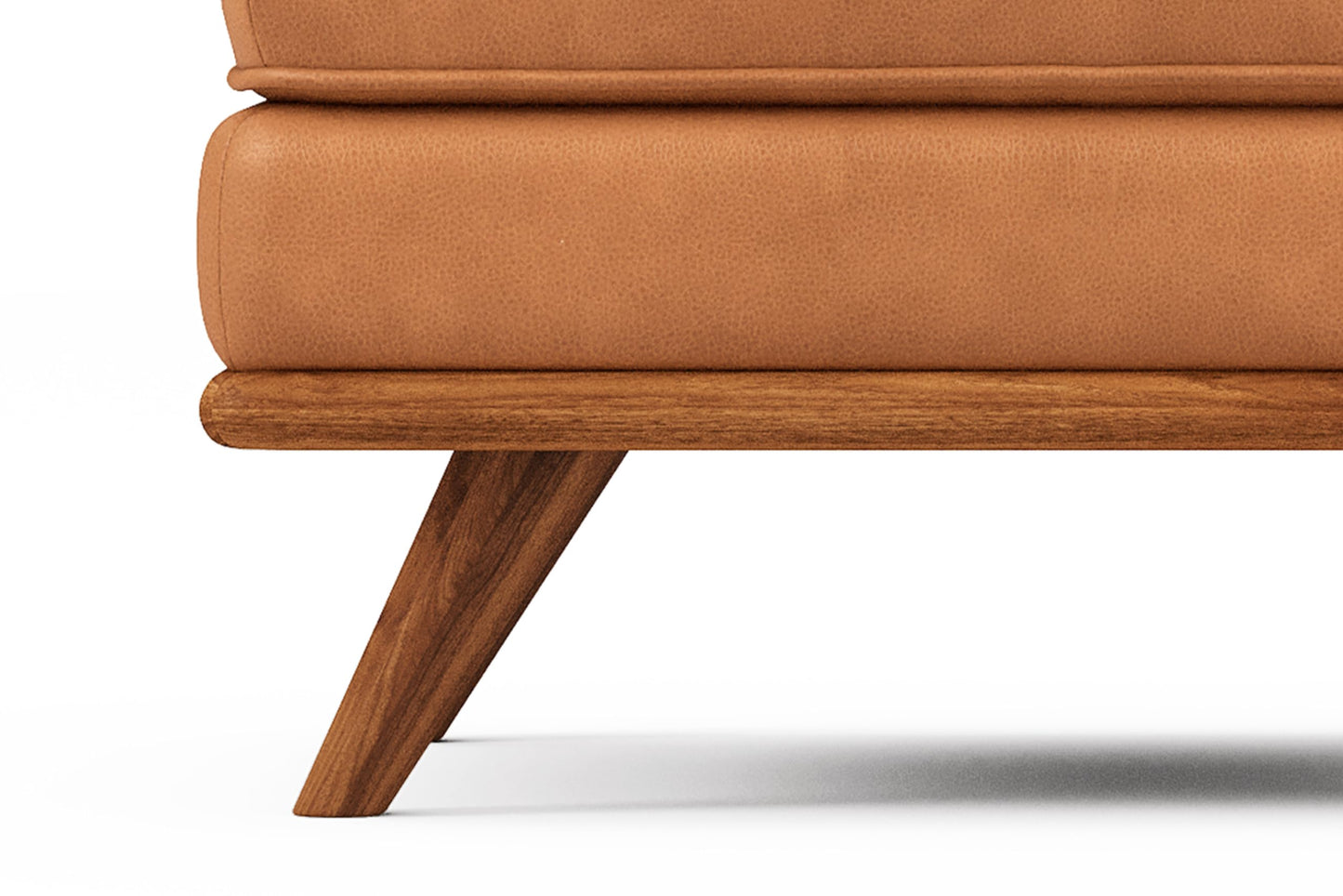 Valencia Artisan Ottoman Italian Nappa 11000 Top Grain Leather, Perfect Balance of Support and Comfort, Clean Lines, Sleek Finishes, and Thoughtfully Curated Details