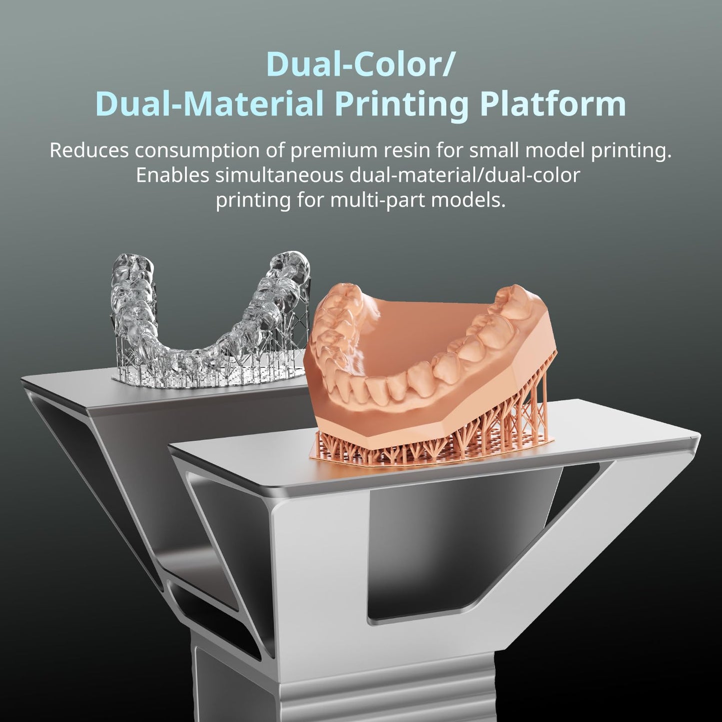 ANYCUBIC Photon P1 14K Resin 3D Printer, with Dual-Color/-Material Capability, Sturdy Printing Structure, 10.1'' Mono LCD and Wave Release Technology, Build Volume 8.79x4.96x9.05in
