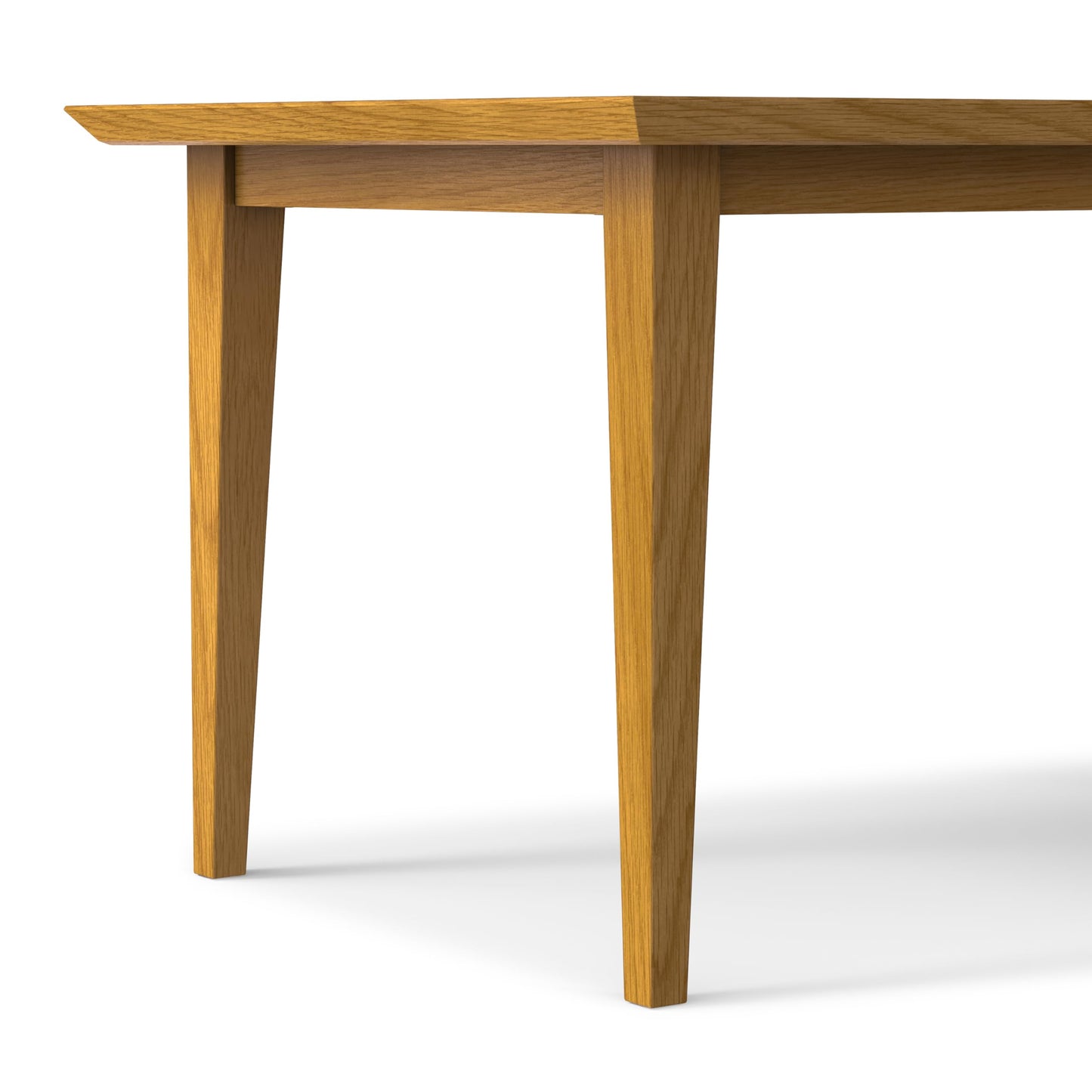 SIMPLIHOME Colby Dining Table - 60 inch Wide Solid Wood Oak Veneer Rectangular Kitchen Table in Oak Finish, Rectangular Mid‑Century & Rustic Contemporary Style for Kitchen or Dining Room, Seats 6