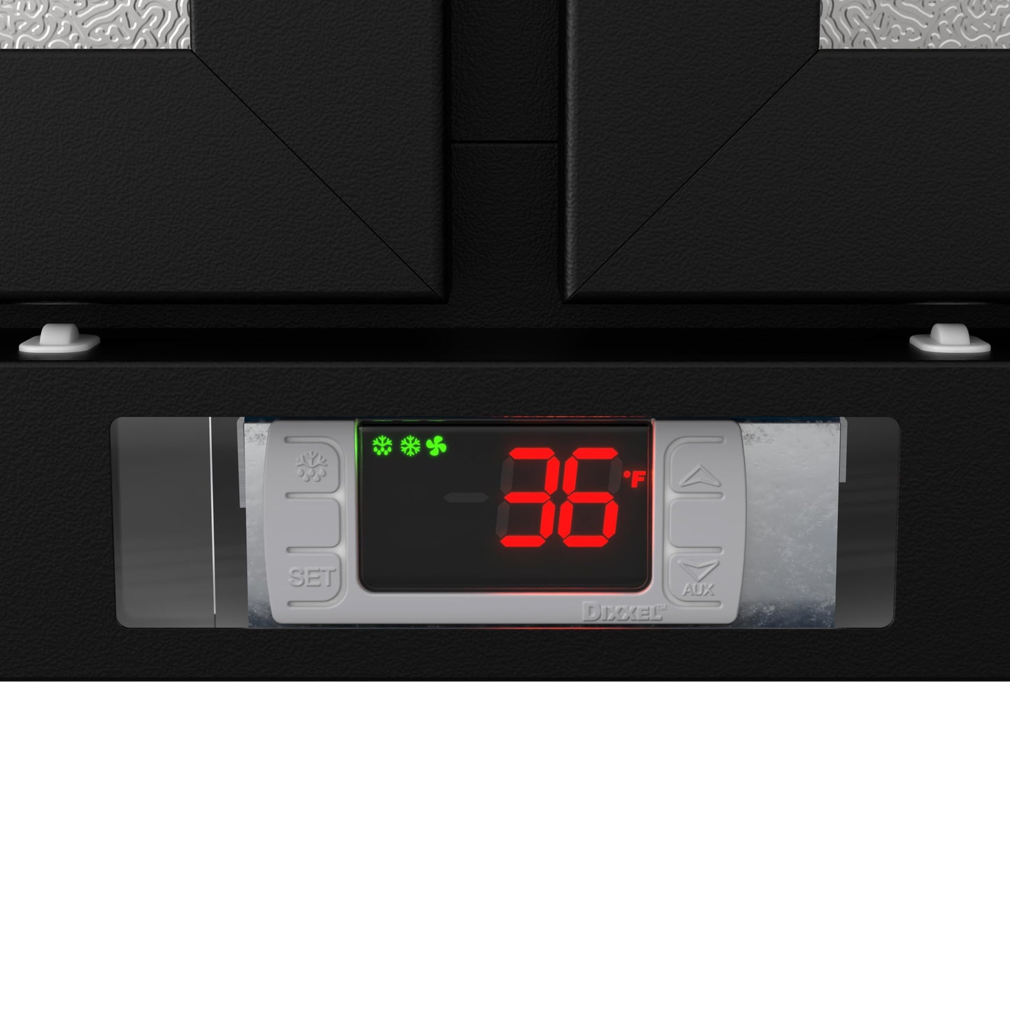 KoolMore BC-2DSW-BK Refrigerator, Double Door, Black