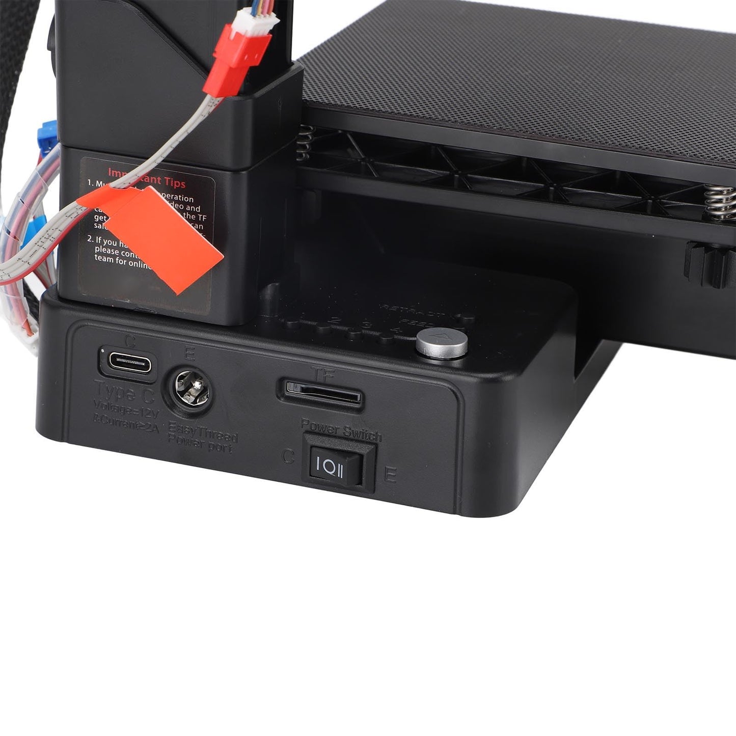 3D Printer, Small 3D Printer for Beginner, 40mm / s High Speed Printing, 180°C Rapid Heating and Printing, Printer with Nozzle, Print Size 100 x 100 x 100mm, Easy to Operate (US