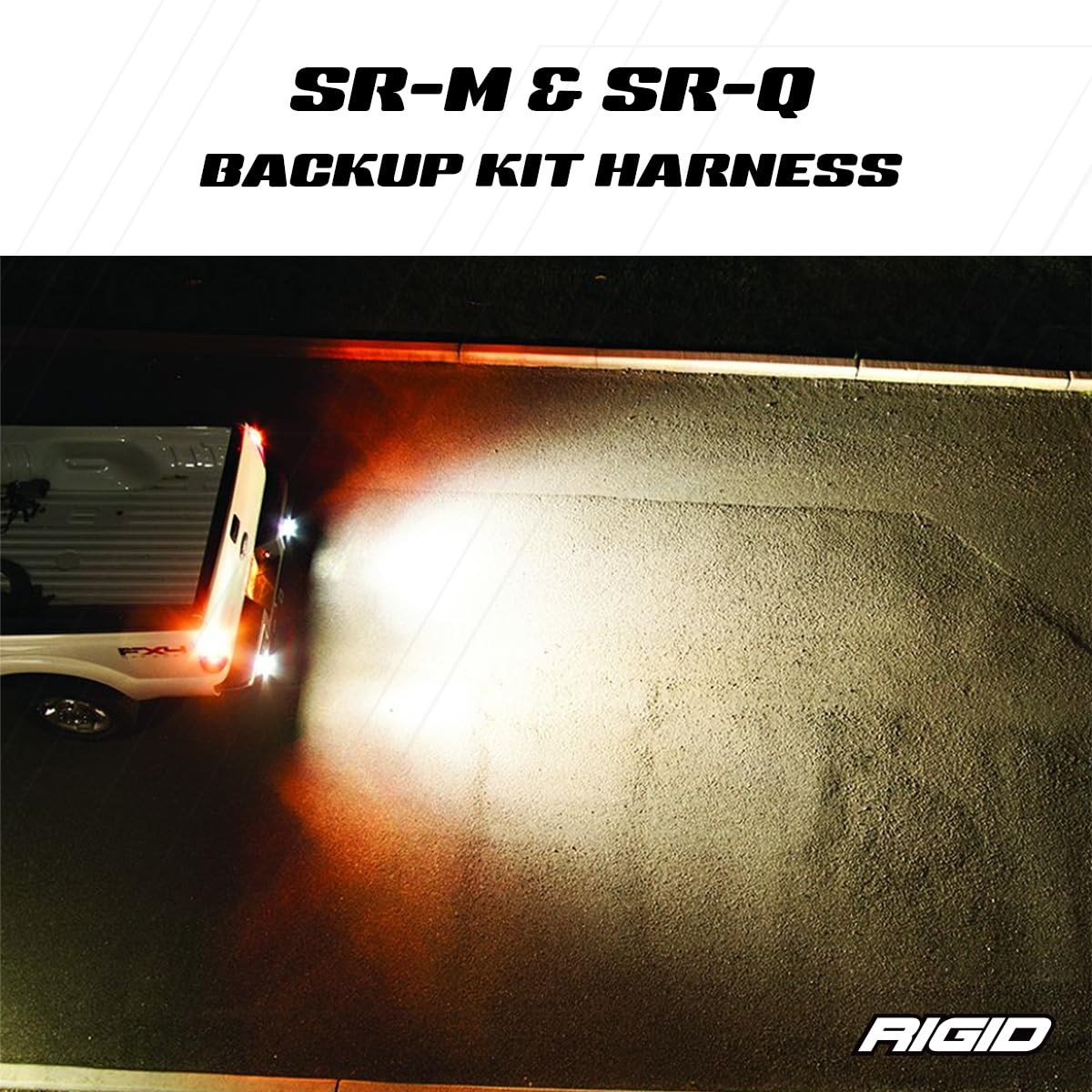 RIGID Wire Harness for SR-M and SR-Q Series Back Up Kits, Model 40192, One Size