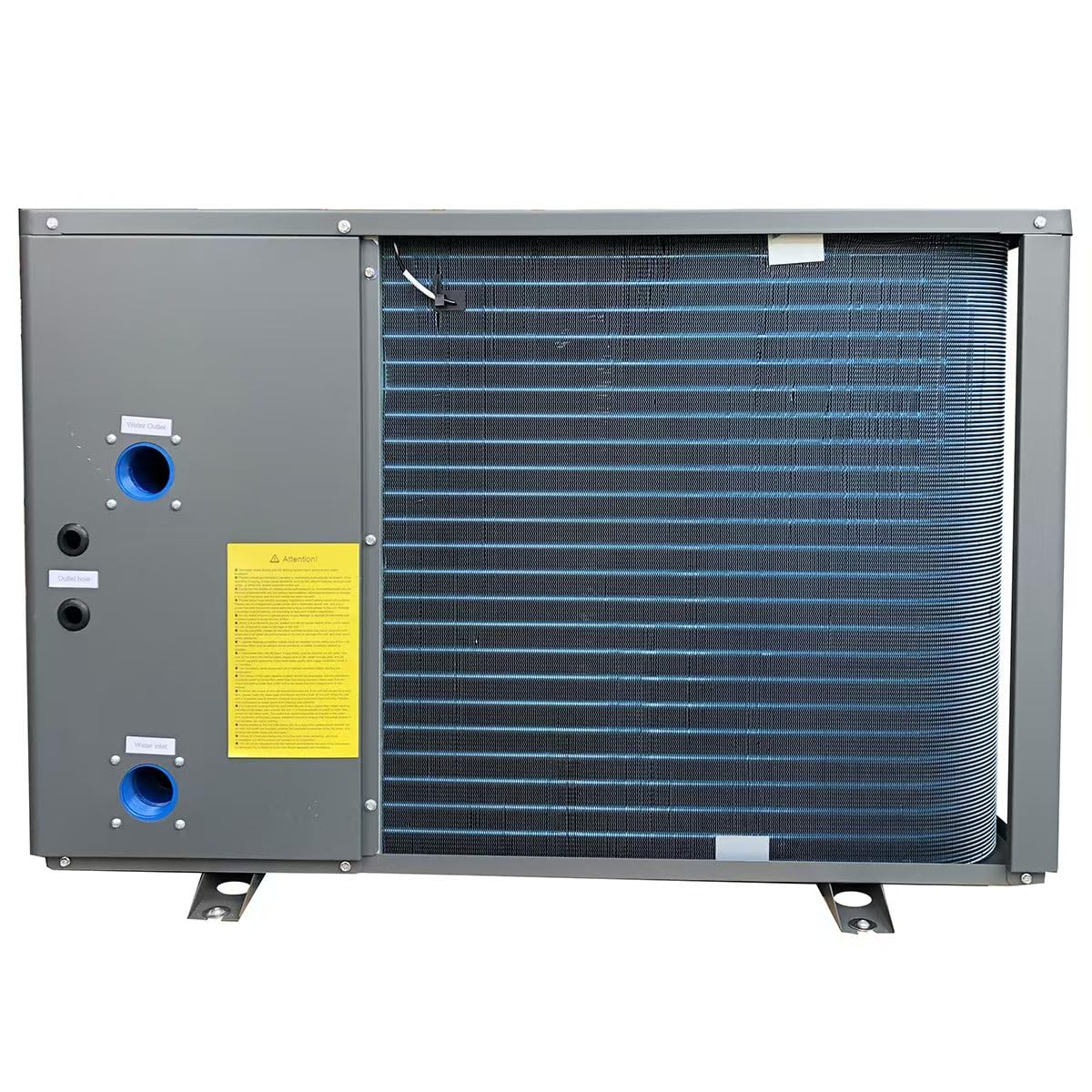 Full Inverter Heat Pump for Hot Tub and Bath, 75000 BTU Electric Swimming Pool Heater, 21,000 Gallons for Above and In ground Pools, WiFi Capable Timer, Heating and Cooling, Defrosting, 220-240V, 60Hz