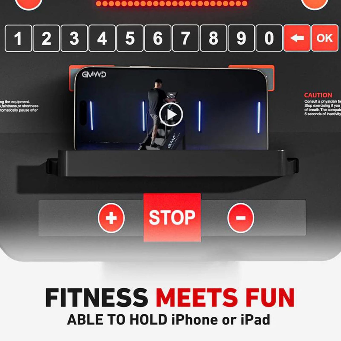 GMWD Stair Stepper Machine, Commercial Grade Stair Climber with Bluetooth, Stair Machine for Cardio, 15 Resistance Levels, 24-164 Steps/Min, Exercise Machine with LED Display for Home
