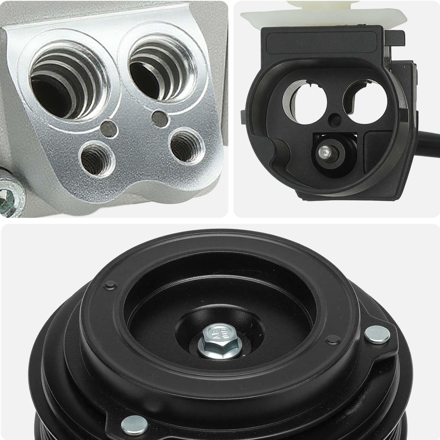 AISIN AFTERMARKET ACCBM-00513 Air Conditioner AC Compressor - Compatible with BMW 323i 323is 325 325i 325is 325iX 328i 328is 525i 530i 540i 740i 850i M3 E30 E31 E32 E34 E36