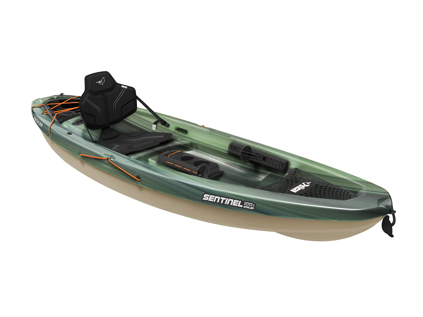 Pelican Sentinel 100X Angler Fishing Kayak + Pelican Poseidon Paddle 89 in