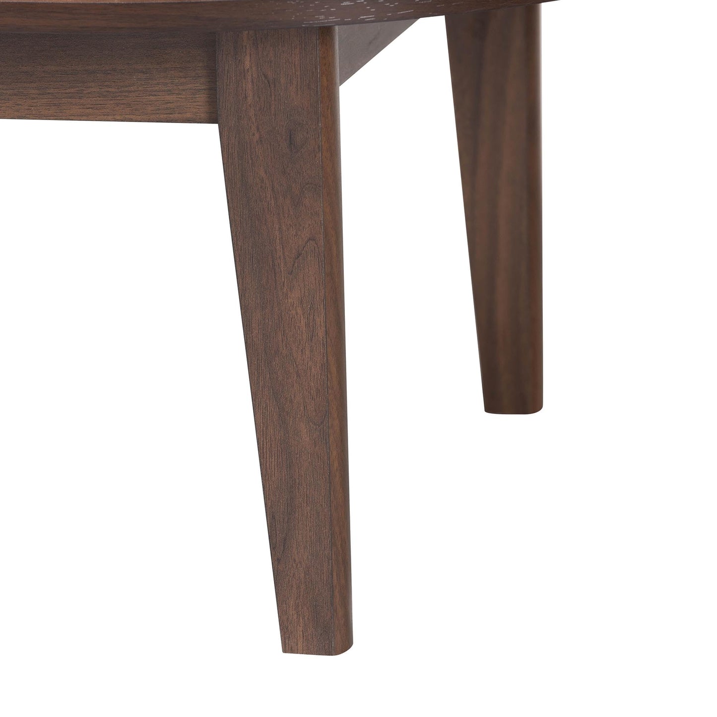 Baxton Studio Hayes Wood Writing Desk - Mid-Century Modern Oval Desk with Locking Drawer and Sliding Tambour Doors for Office or Home