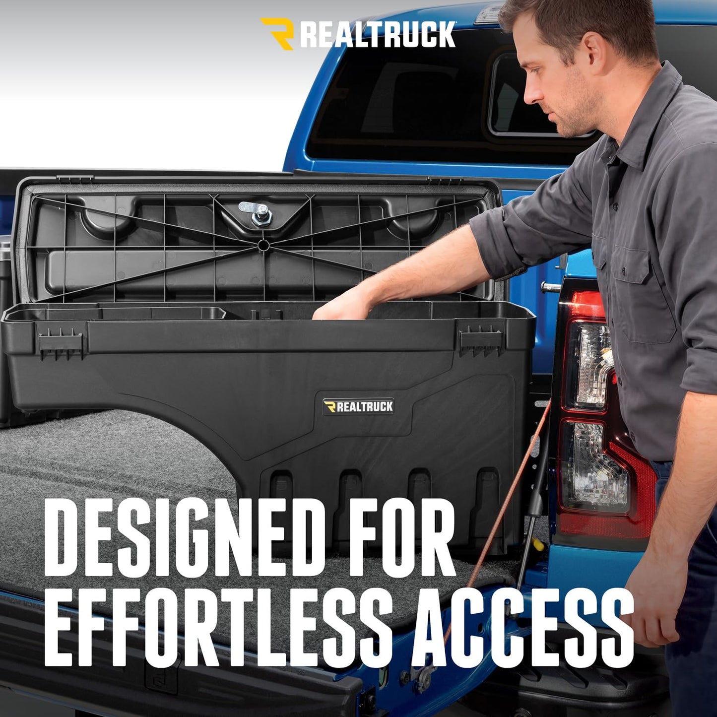 RealTruck UnderCover SwingCase Truck Bed Storage Box | SC201P | Fits 1999 - 2014 Ford F-150 Passenger Side