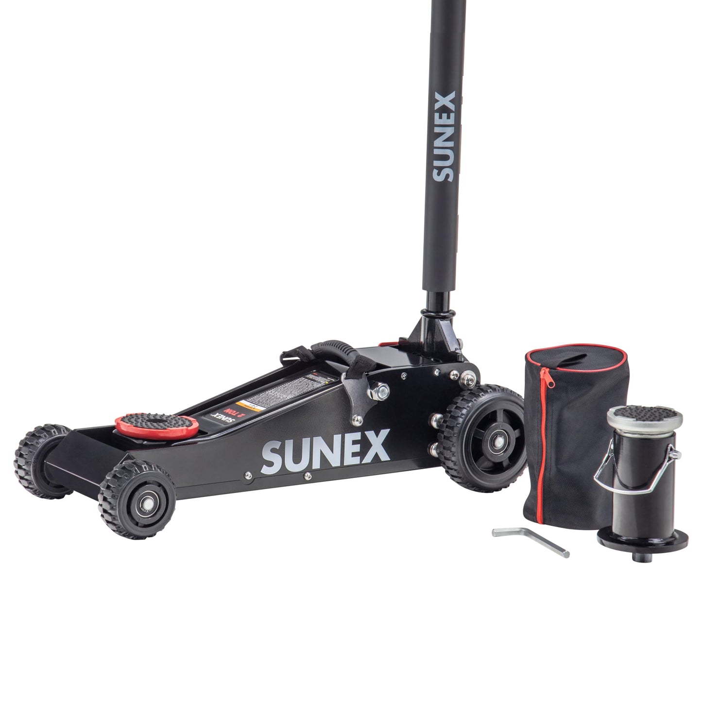 SUNEX Tools 2 Ton Big Wheel Jack, Model 6602RJ