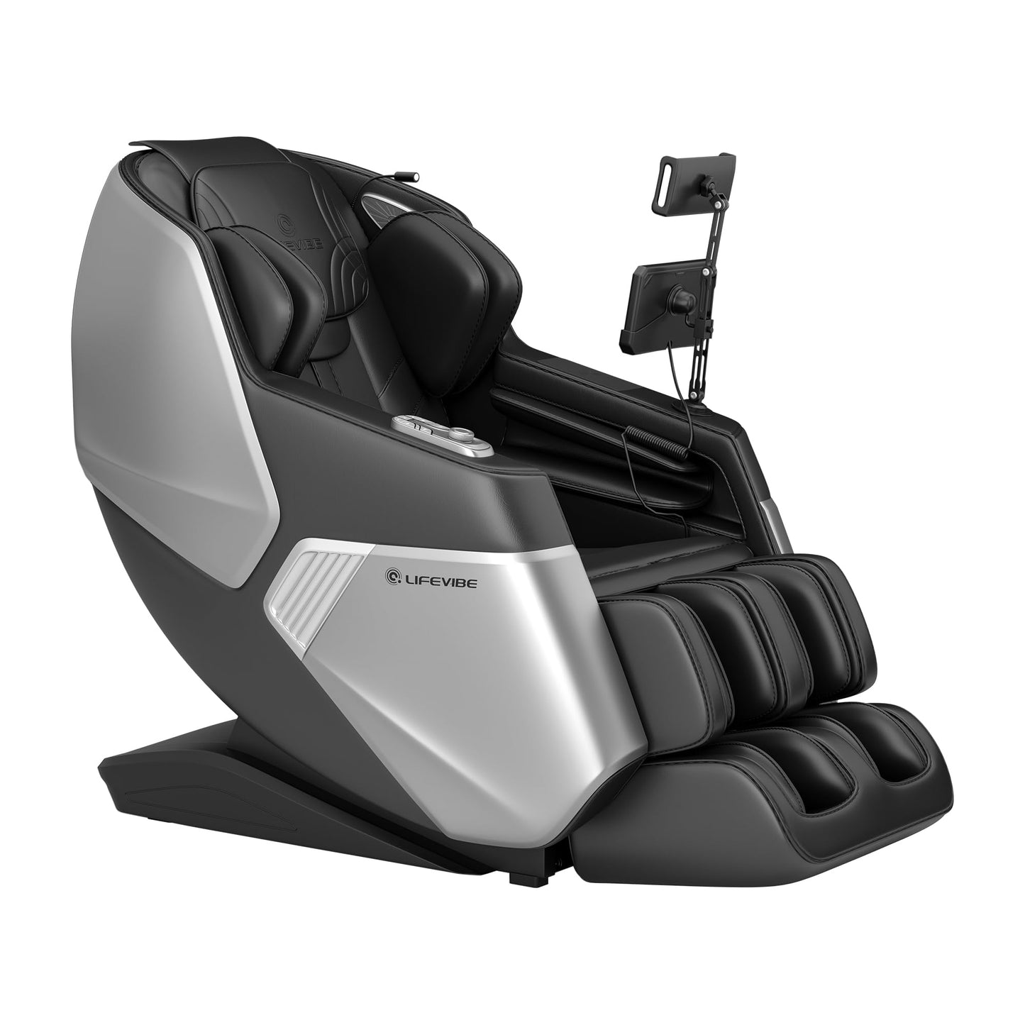 Lifevibe VAT Massage Chair Full Body VibroAcoustic Sonic Wave, SL-Track Zero Gravity Recliner with 25 Auto Modes, Smart Body Scan, Extendable Footrest, Reading Lamp, Black
