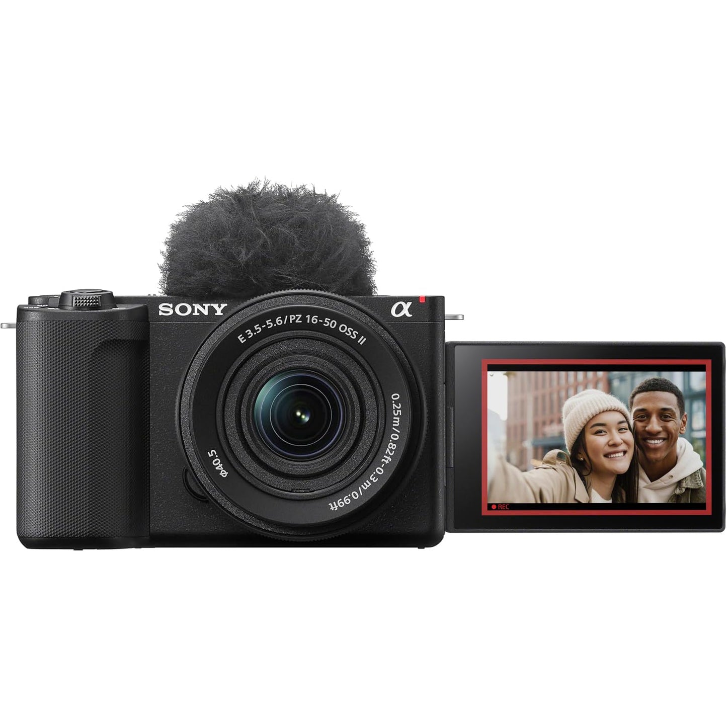 Sony ZV-E10 II Mirrorless Alpha APS-C Camera Body + 16-50mm F3.5-5.6 OSS II Zoom Lens Black ZVE10M2KB Content Creators Bundle with Deco Gear Case + Microphone + Extra Battery + Tripod Accessories Kit