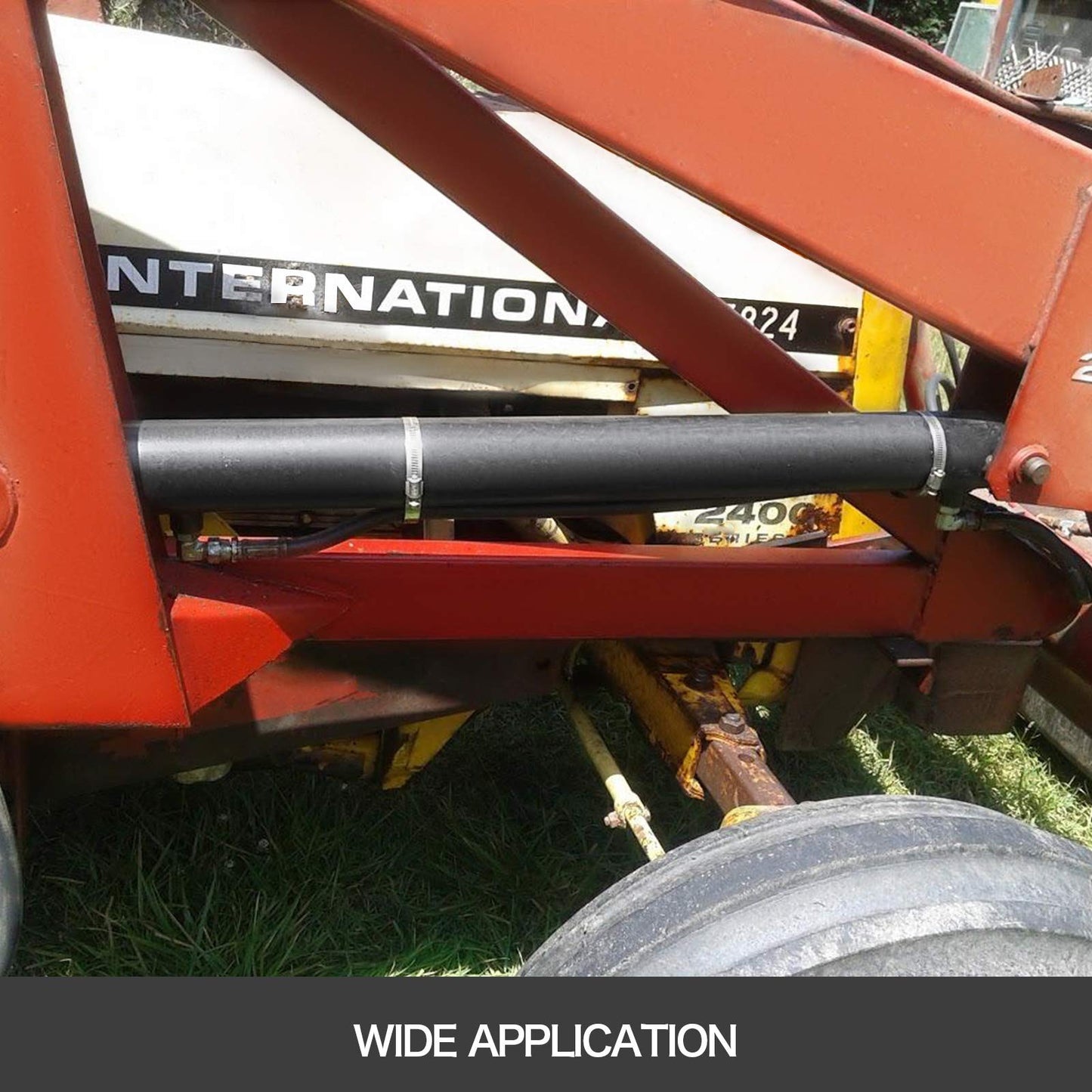 VEVOR Hydraulic Cylinder 2" Bore 36" Stroke Hydraulic Ram Cylinder Work Pressure 3000psi Welded Double Acting Cross Tube Port Size SAE6 Hydraulic Lifting Cylinder 2 x 36 inches Max Length 80 inches