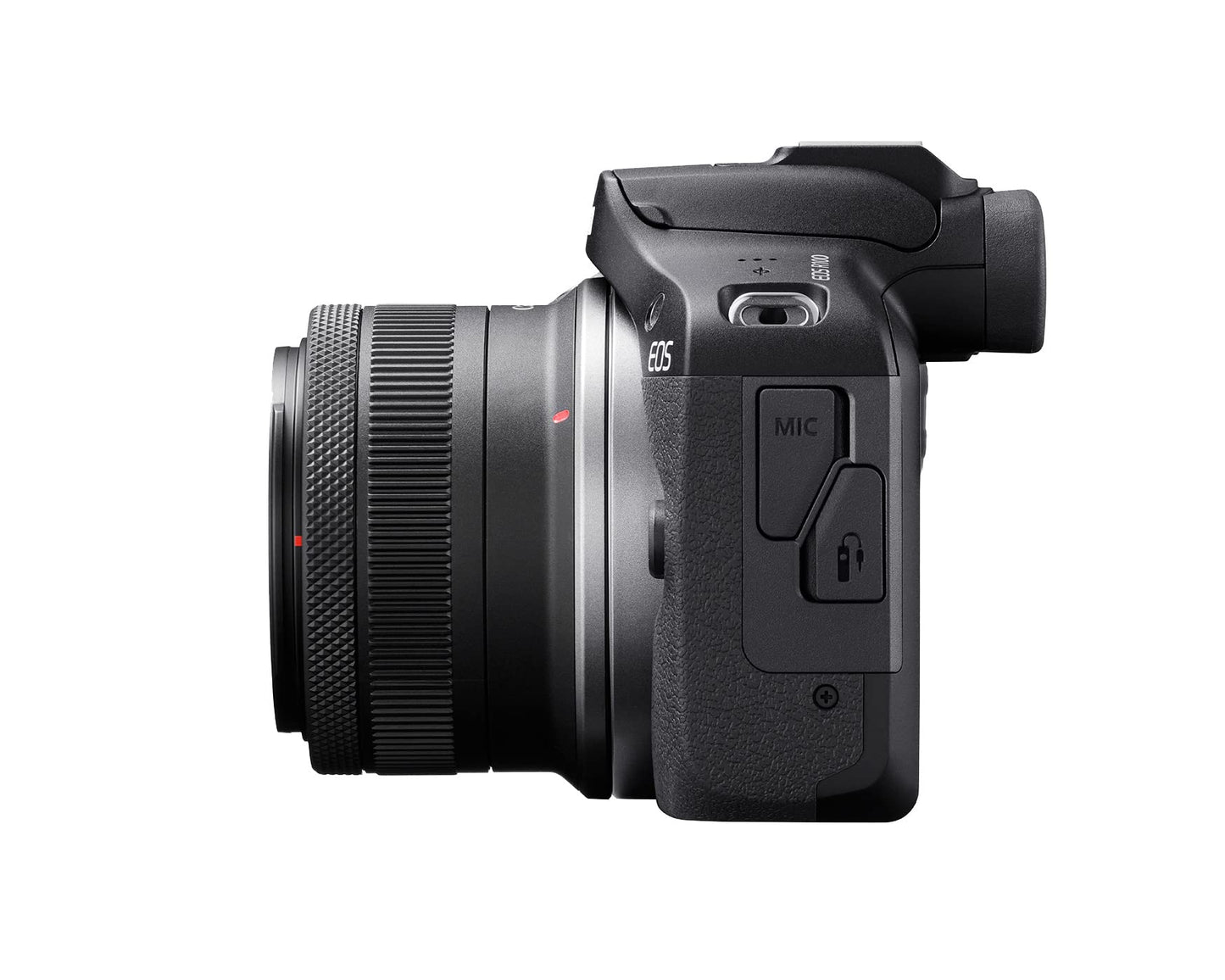 Canon EOS R100 Mirrorless Camera RF-S18-45mm F4.5-6.3 is STM Lens Kit, 24.1 Megapixel CMOS (APS-C) Sensor, 4K Video, Wi-Fi & Bluetooth, Beginner Photographers and Creators, Digital Camera, Black
