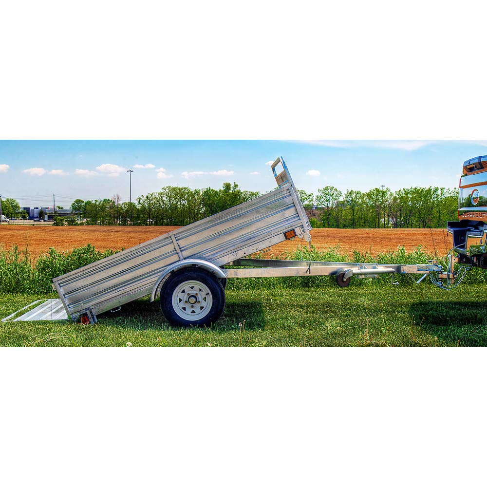 DK2 4.5 ft. x 7.5 ft. Single Axle Hot-Dipped Galvanized Multi-Utility Trailer