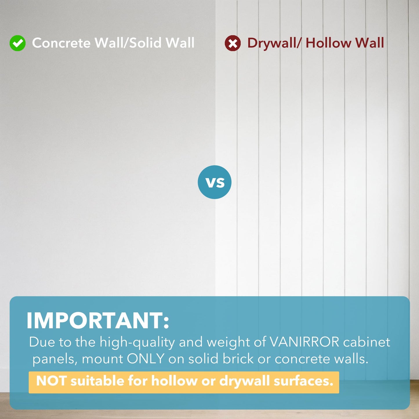 VANIRROR Bathroom Wall Cabinet Wooden Medicine Cabinet Buffering Hinge MDF Material Over Toilet Storage 23"x29" and Adjustable Shelves Cupboard Above Toilet with Large Space
