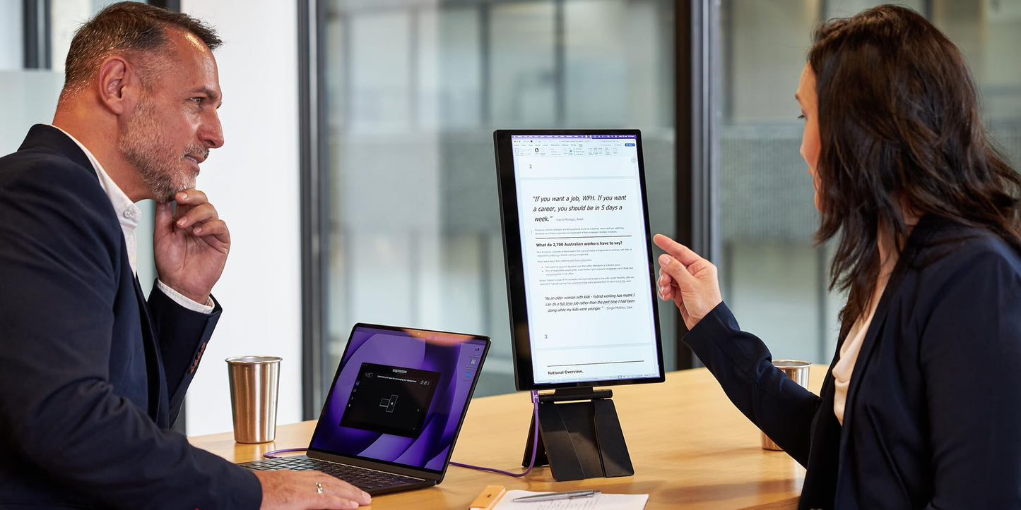 espresso Displays Pro 15 – 4K Premium 15-Inch Touchscreen Display | Ultra-Thin, High-Performance Monitor for Professionals & Creatives | 100% Adobe RGB | 550 nits