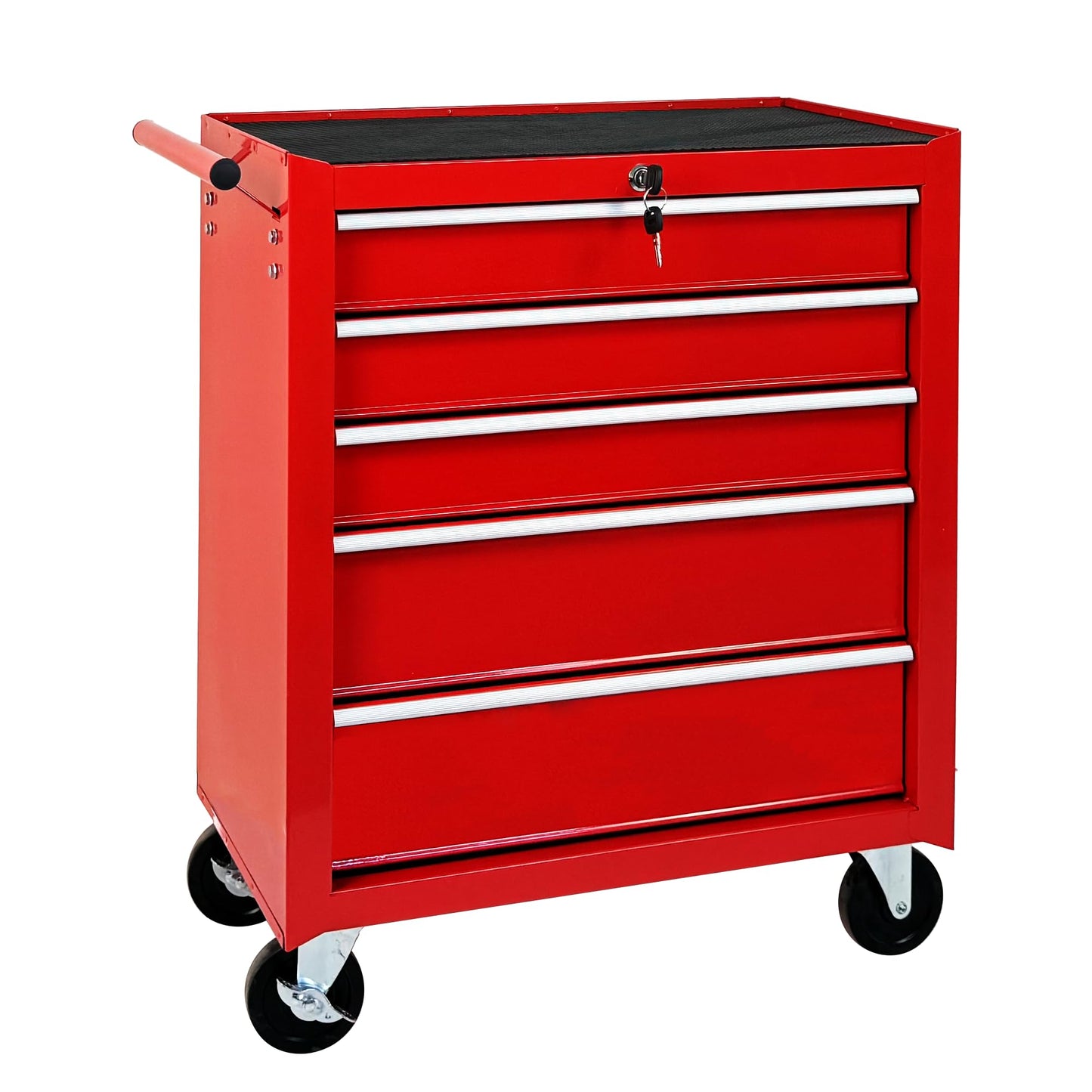 KEIKI 5-Drawer Rolling Tool Chest with Wheels & Lock
