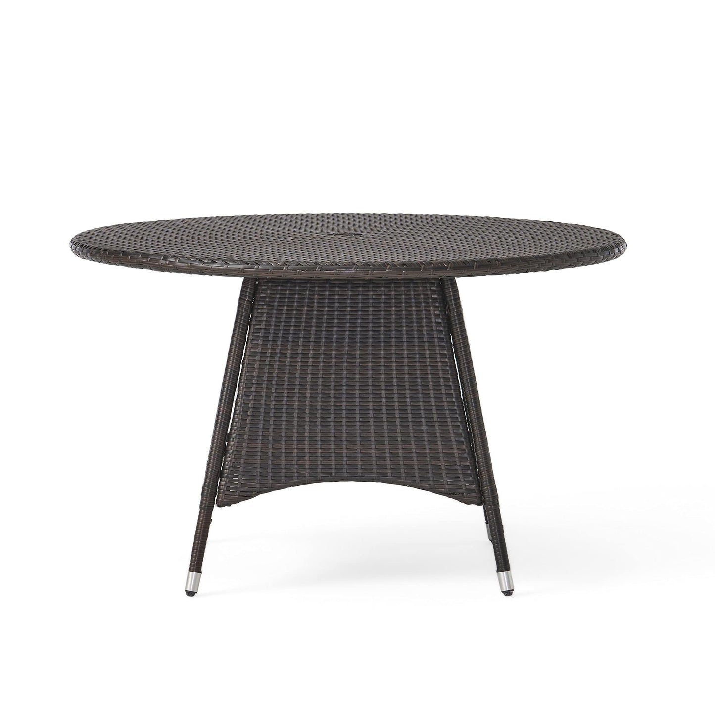 Christopher Knight Home Outdoor 5 Piece Multi-Brown Wicker Dining Set with Cushion