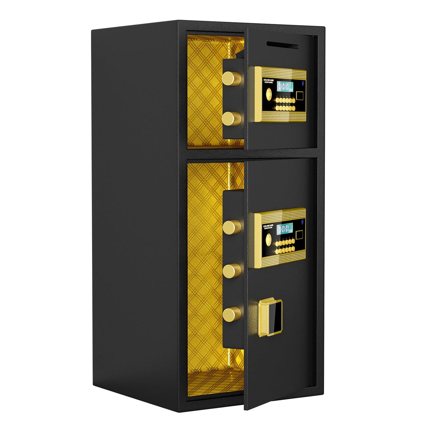 Password-Protected Fireproof and Waterproof Safe, Small Home Safe with Hidden Code Function, Wall-Mounted Cabinet-Style Safe for Home, Office, and Hotel, Digital Security Safe Box,A1
