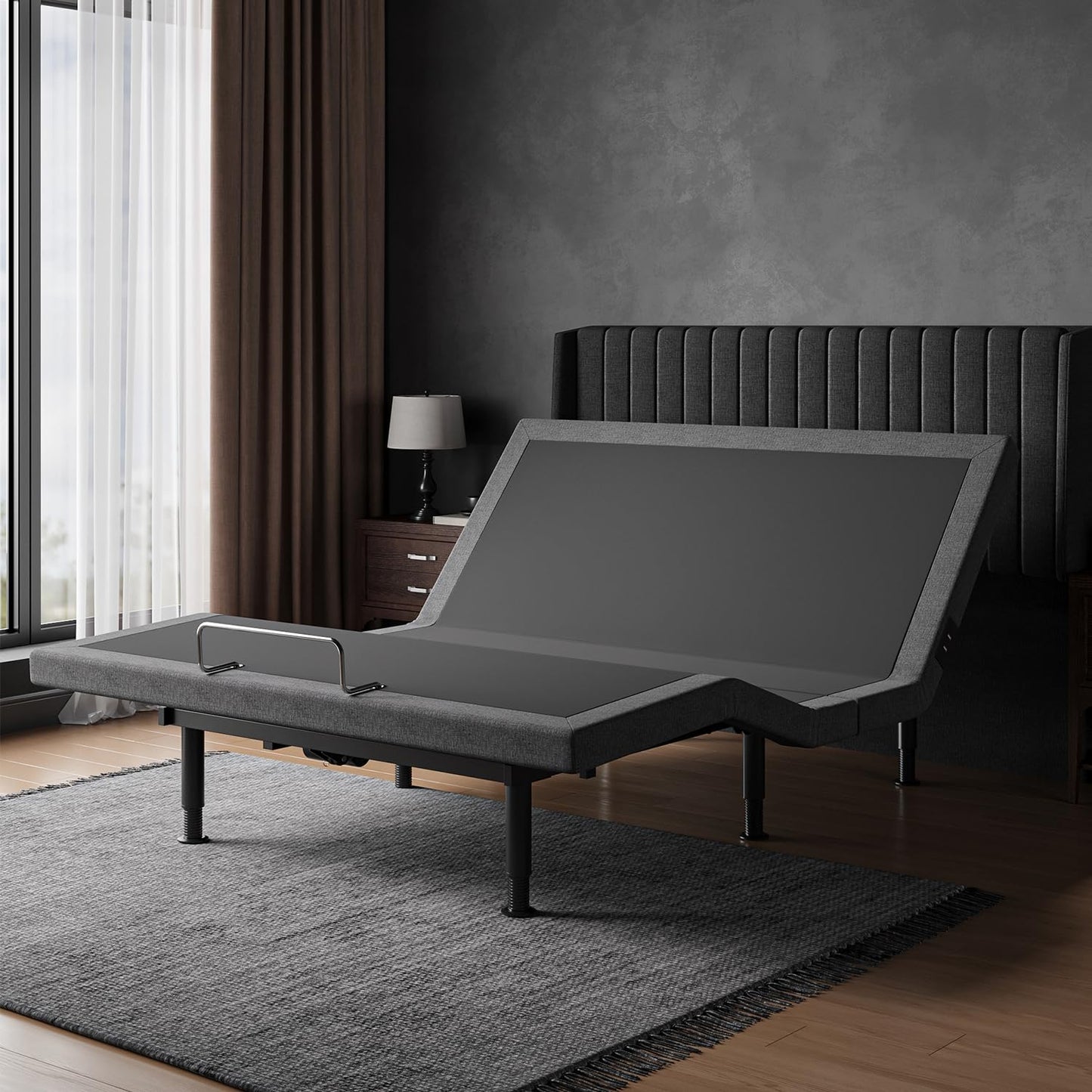 kaipuyiree Queen Size Adjustable Bed Frame - Elderly & Senior Friendly, Zero Gravity, Head/Foot Adjustment, Enhanced Comfort,900lbs Capacity